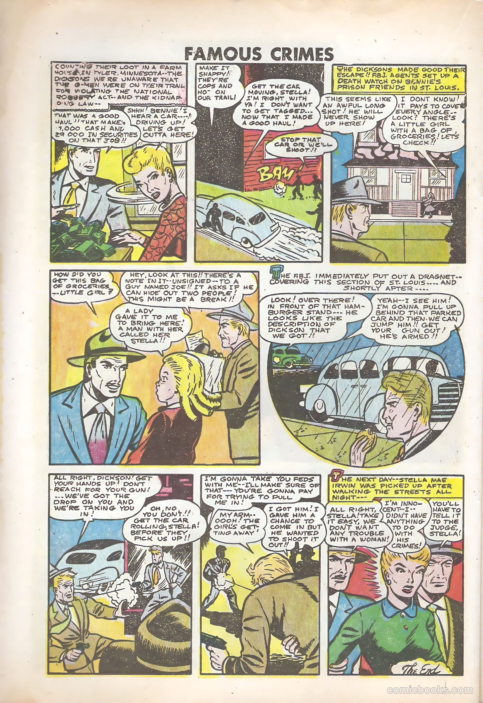 Famous Crimes #51 (1954) — page 20 of 36