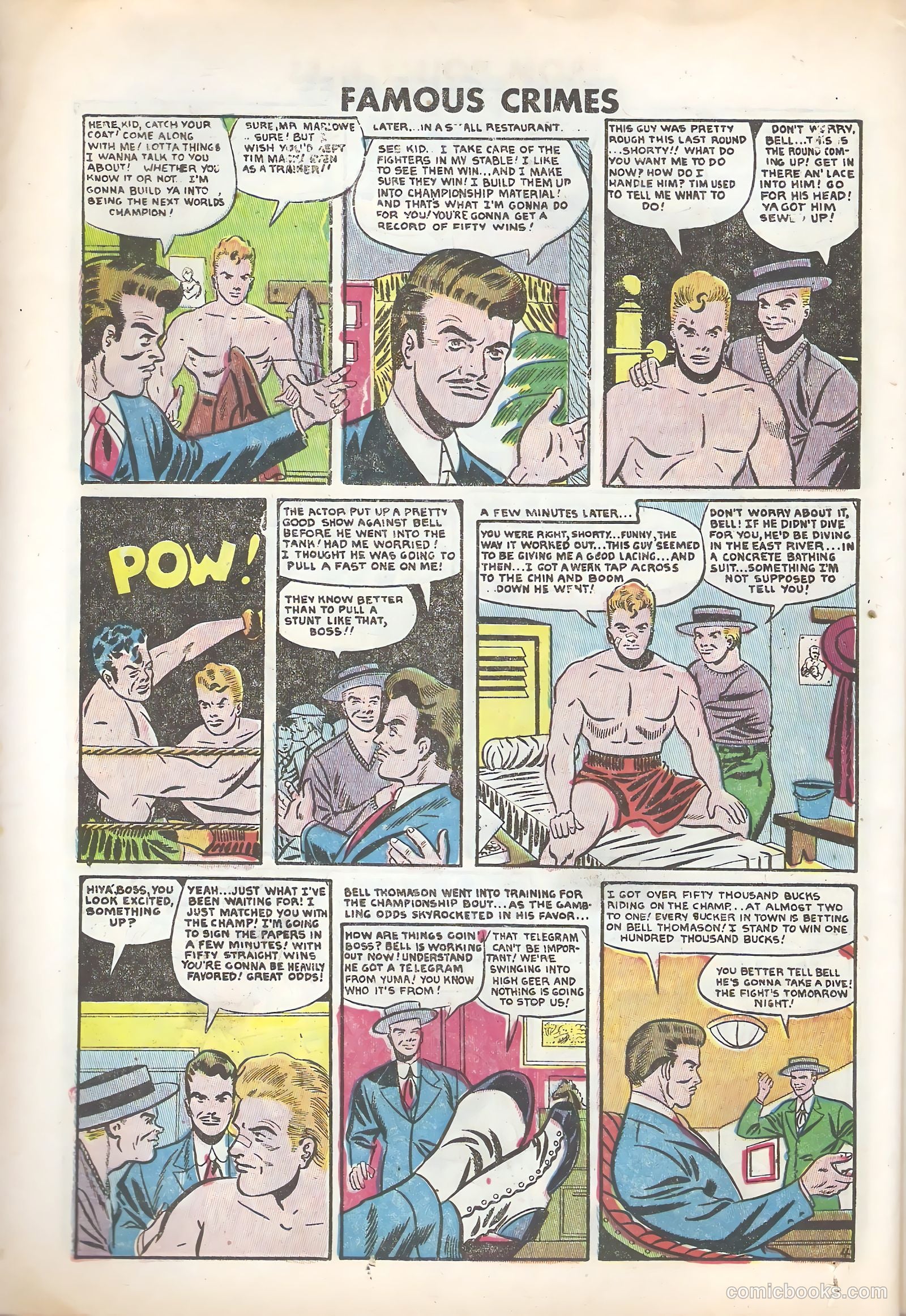 Famous Crimes #51 (1954) — page 26 of 36
