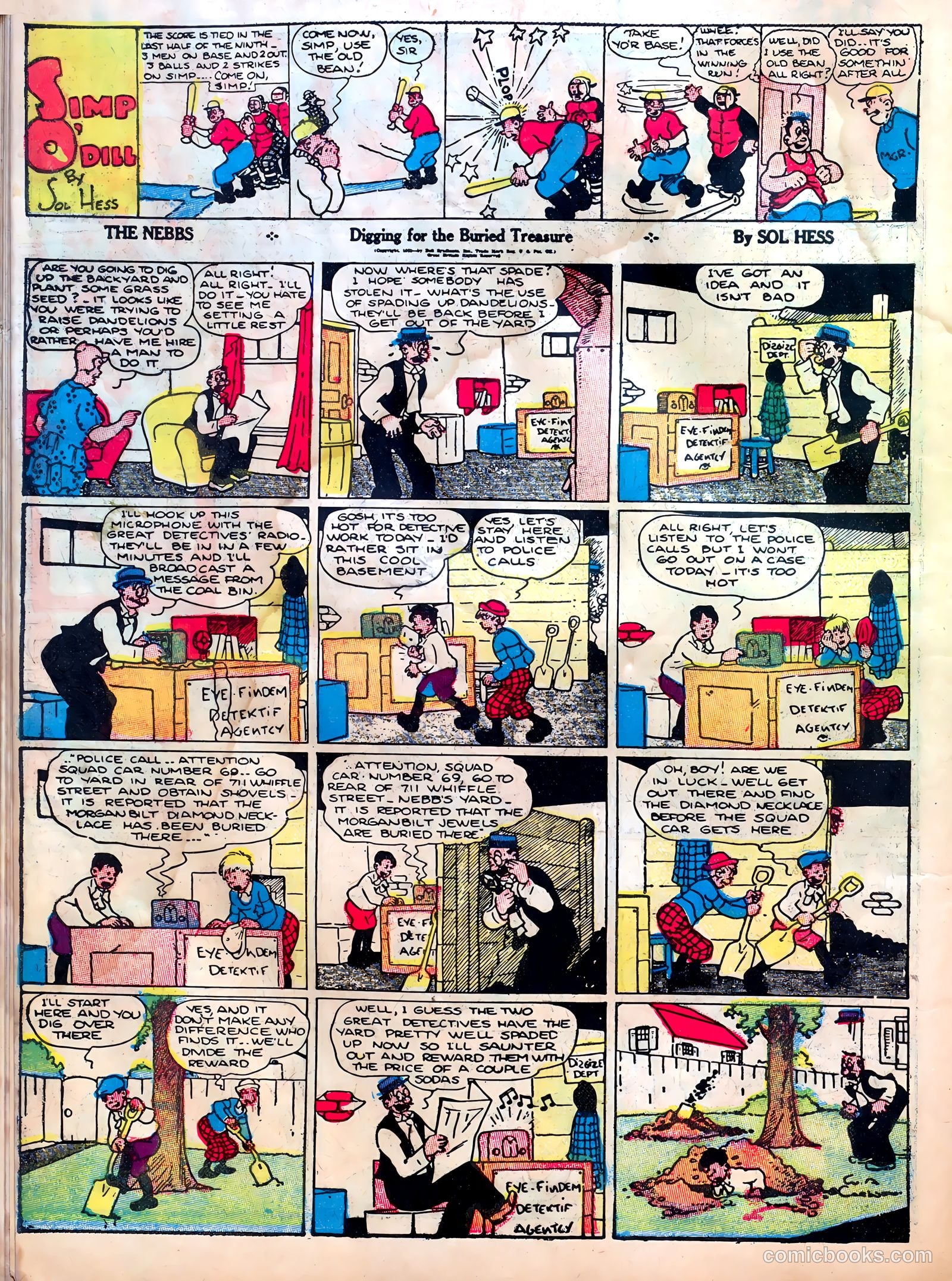 Famous Funnies #1 (1934, The Eastern Color Printing Company) — page 58 of 68
