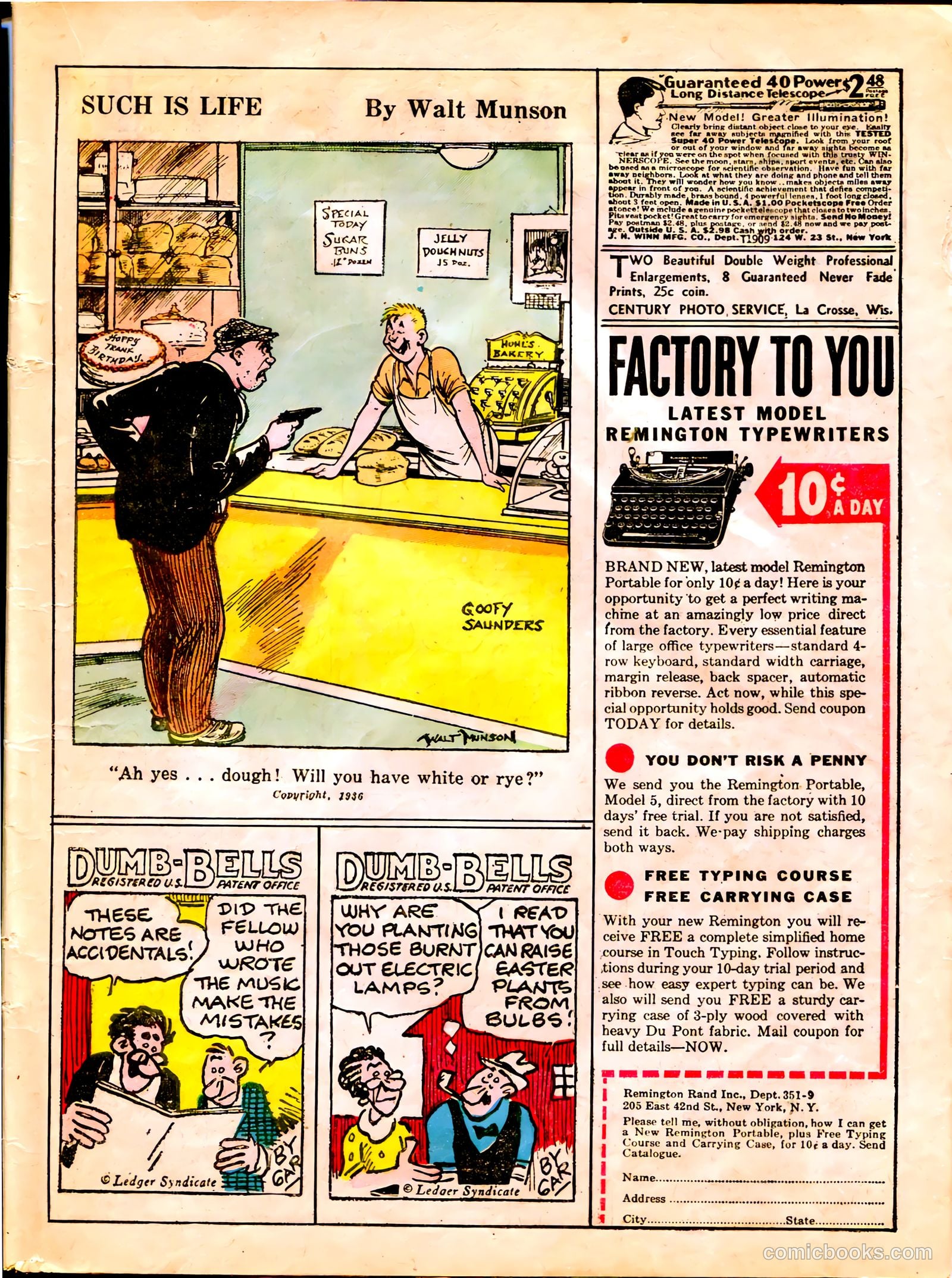 Famous Funnies #26 (1936) — page 18 of 65
