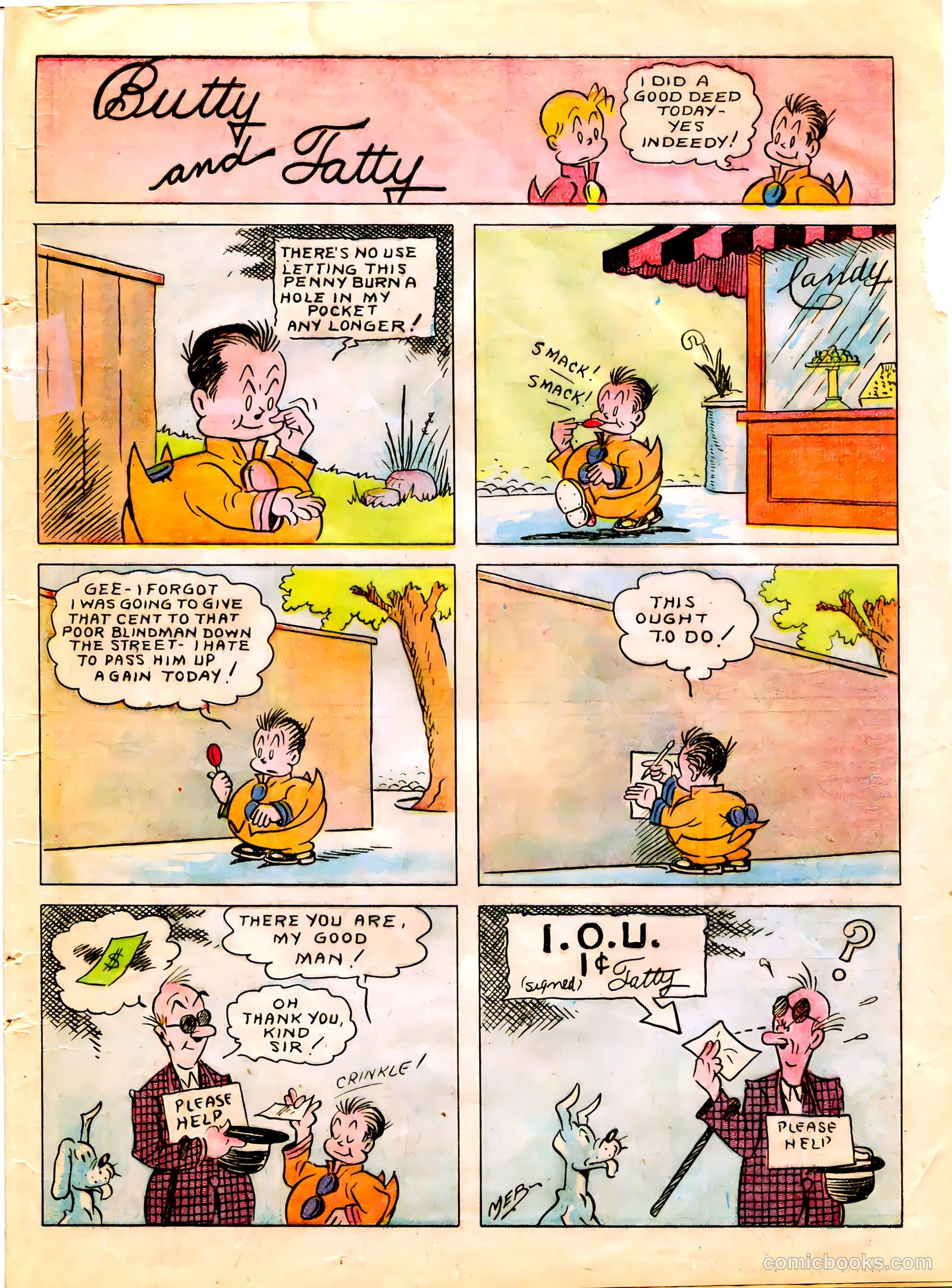 Famous Funnies #26 (1936) — page 60 of 65