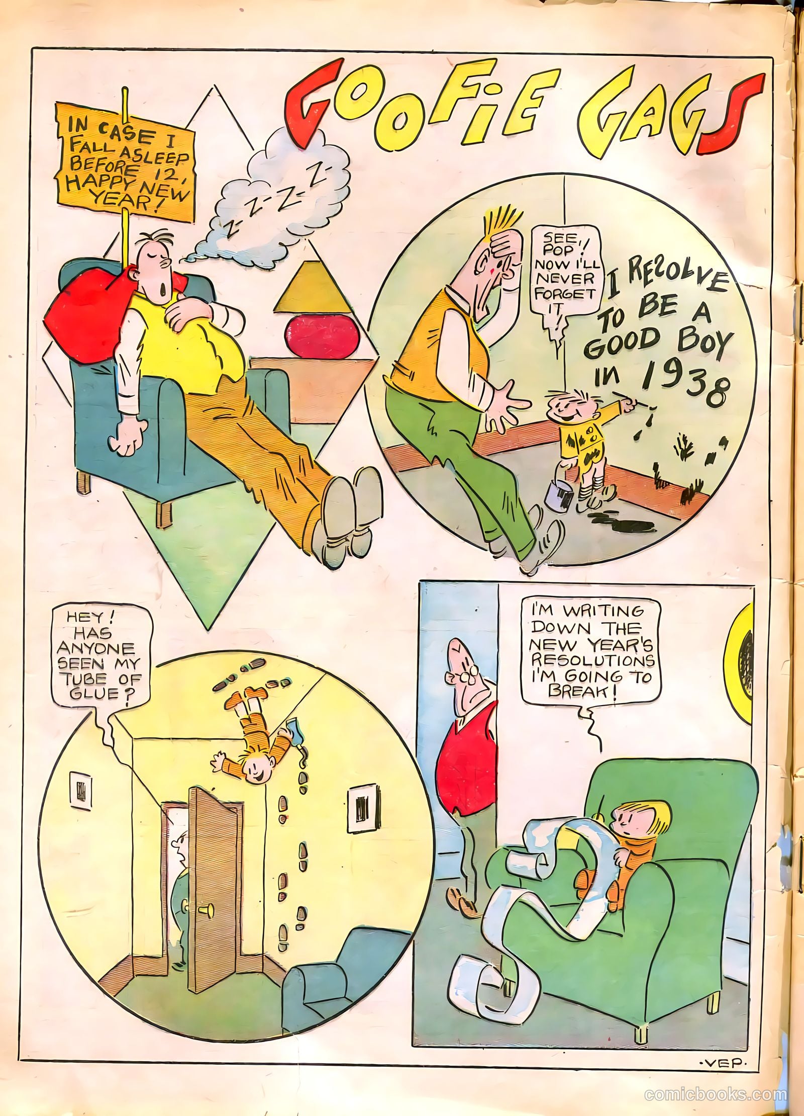 Famous Funnies #42 (1937) — page 3 of 57