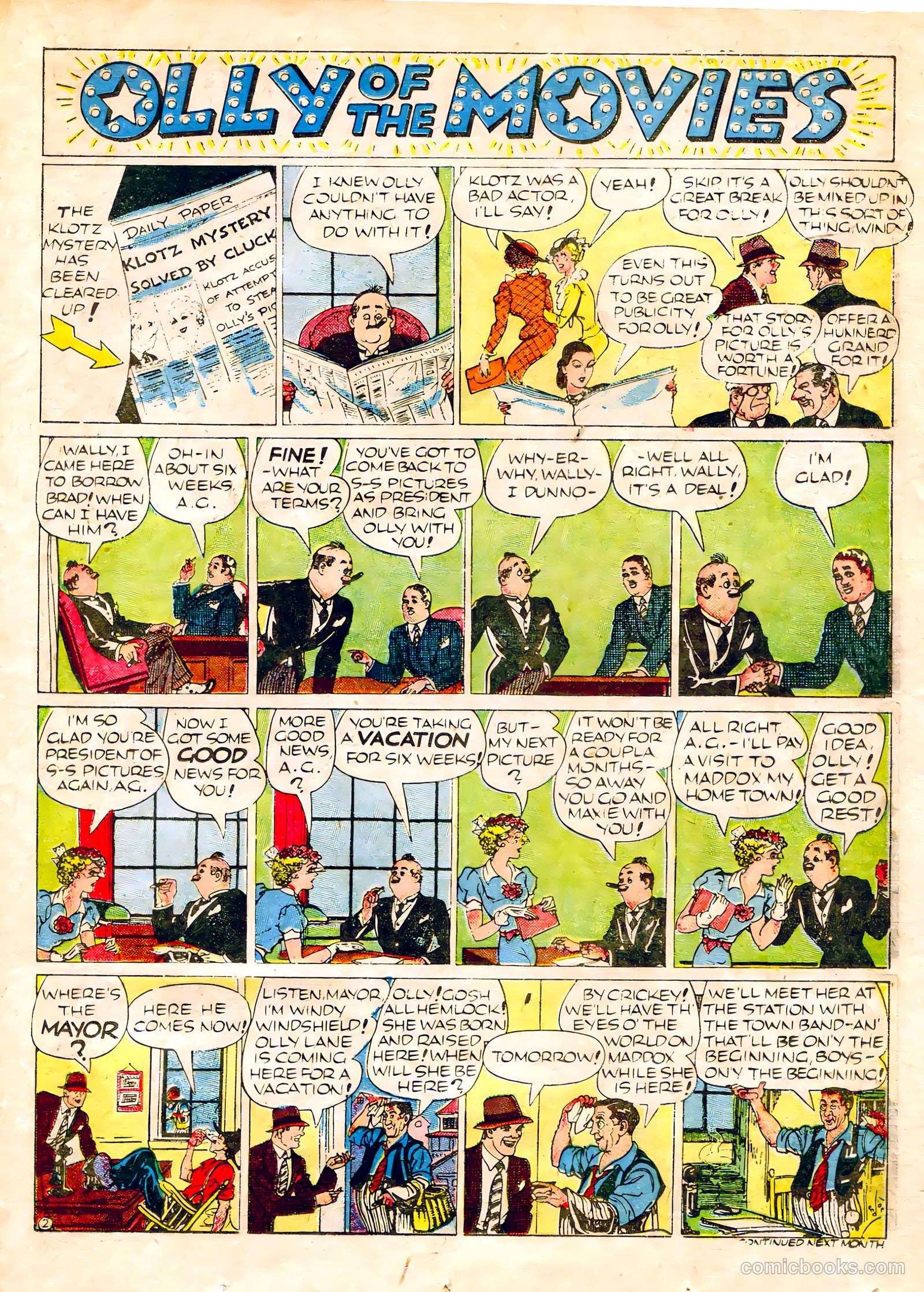 Famous Funnies #62 (1939) — page 41 of 64