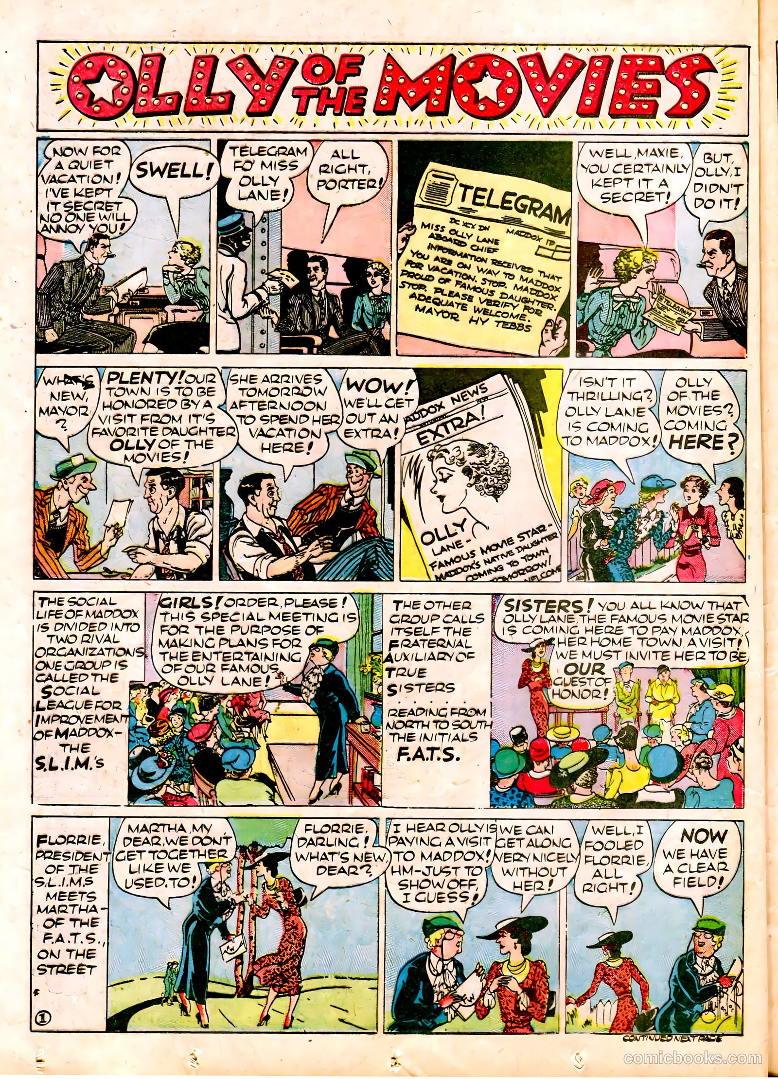Famous Funnies #63 (1939) — page 39 of 62
