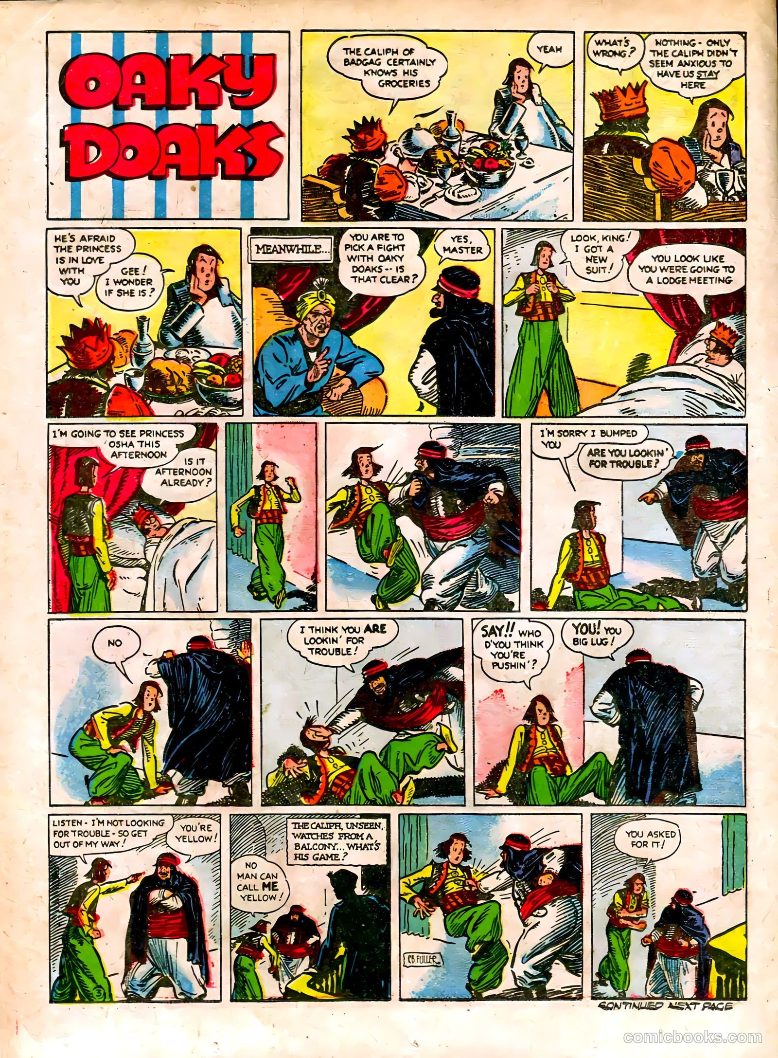 Famous Funnies #72 (1940) — page 36 of 64
