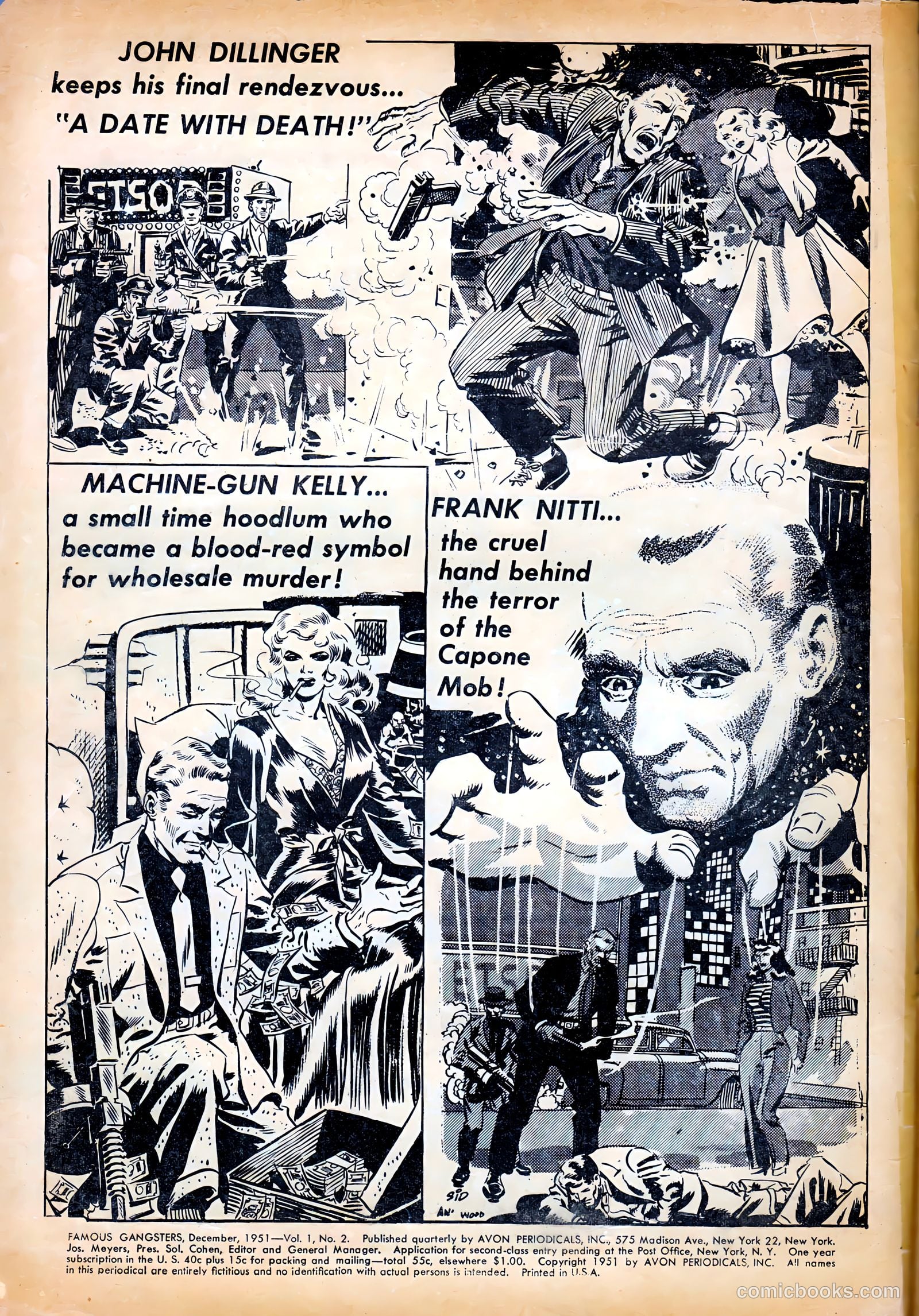 Famous Gangsters #2 (1951) — page 2 of 37