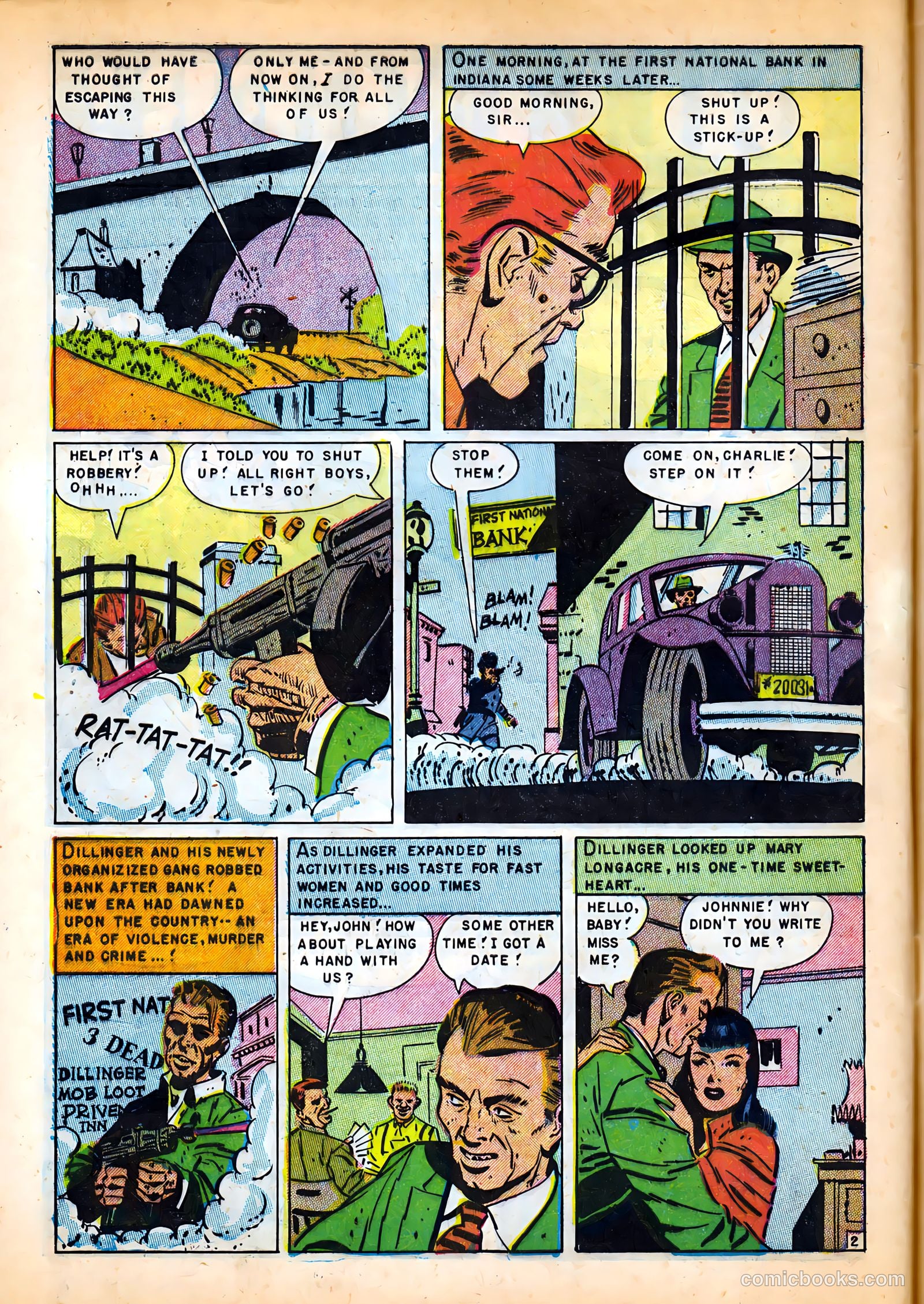 Famous Gangsters #2 (1951) — page 4 of 37