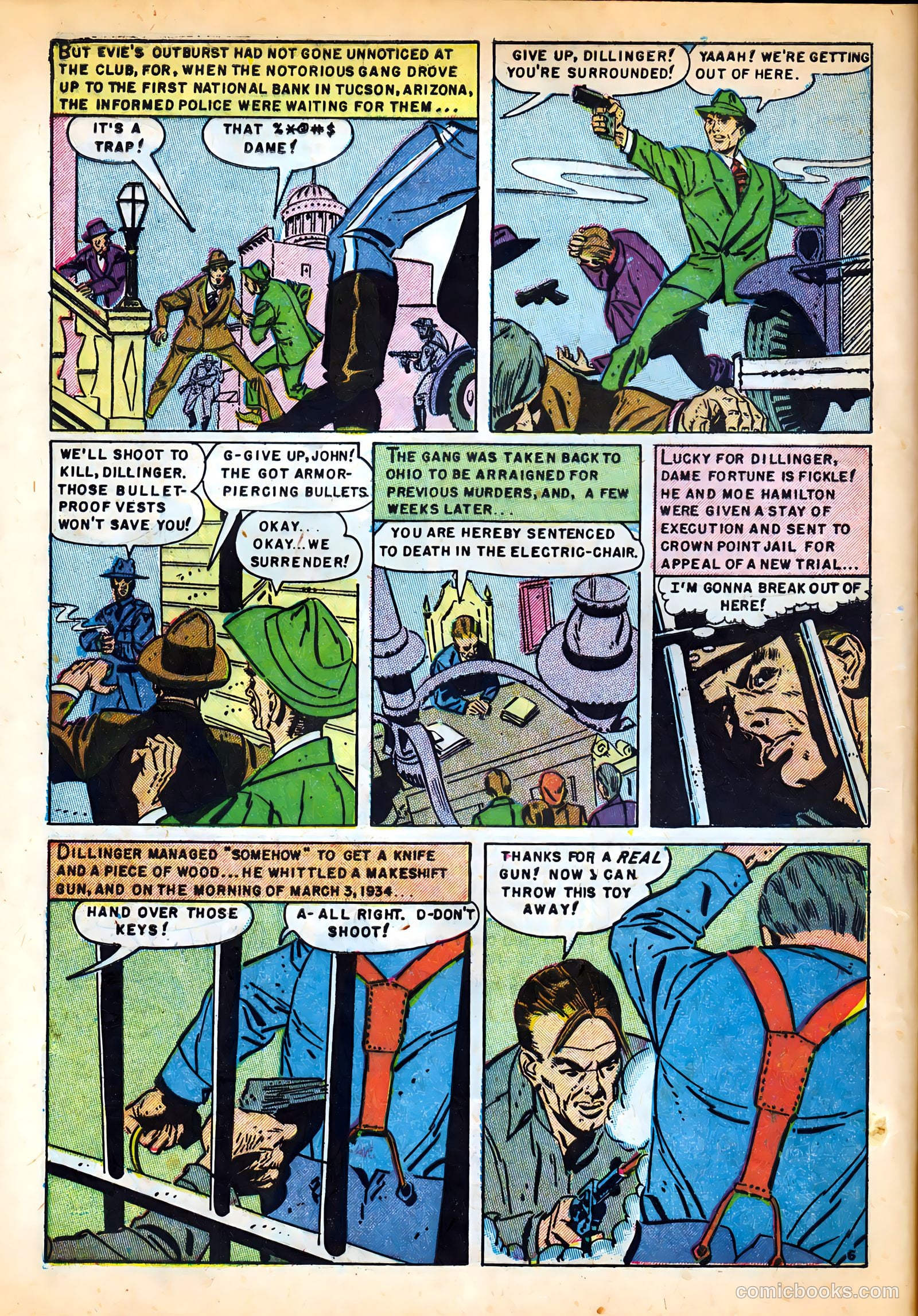 Famous Gangsters #2 (1951) — page 8 of 37