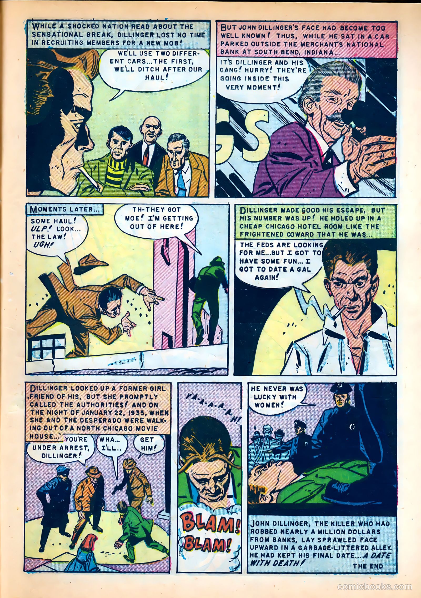 Famous Gangsters #2 (1951) — page 9 of 37