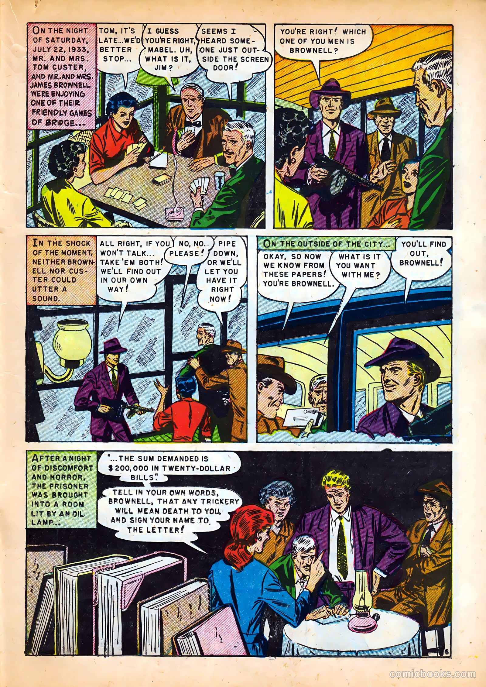 Famous Gangsters #2 (1951) — page 15 of 37