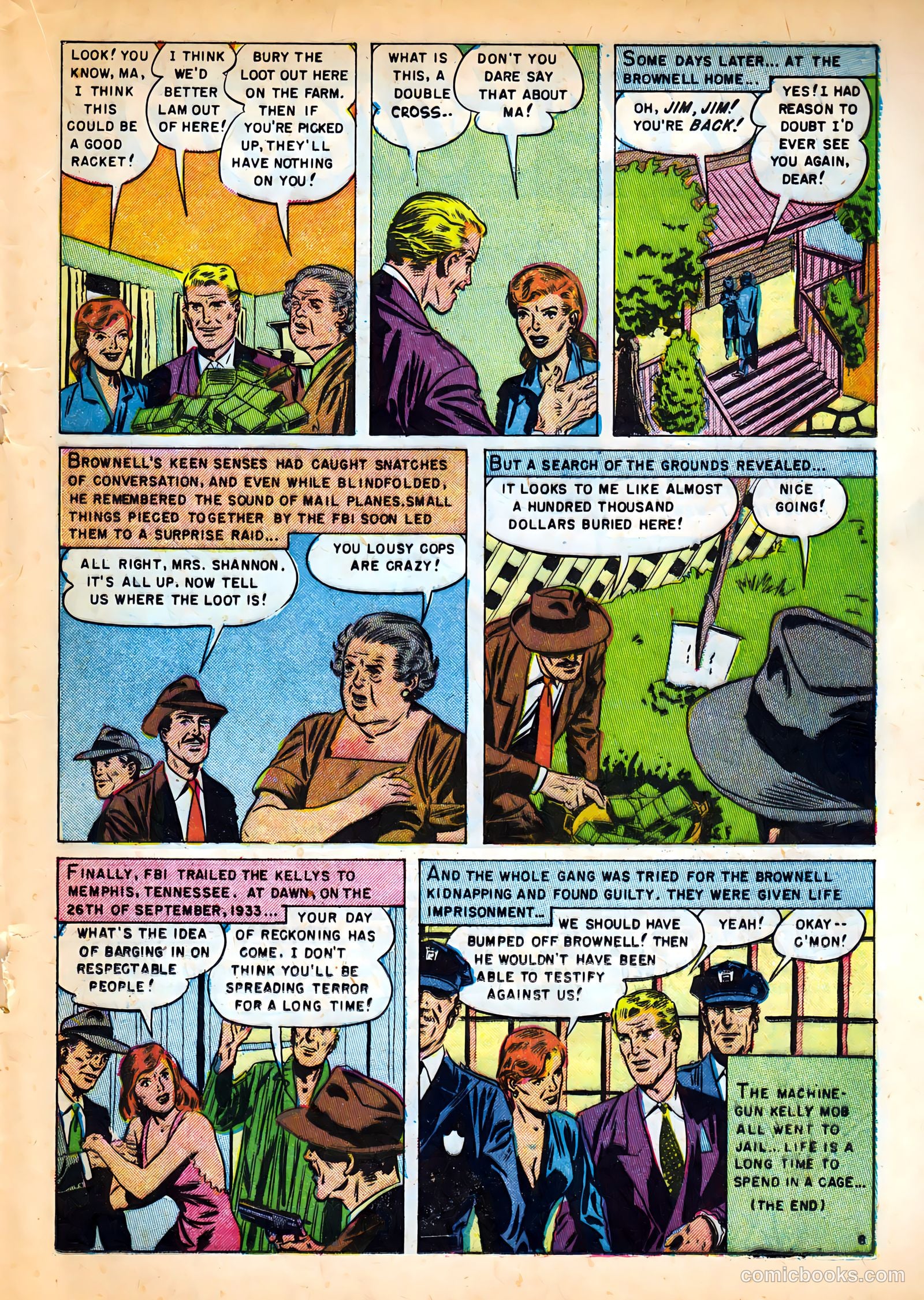 Famous Gangsters #2 (1951) — page 17 of 37