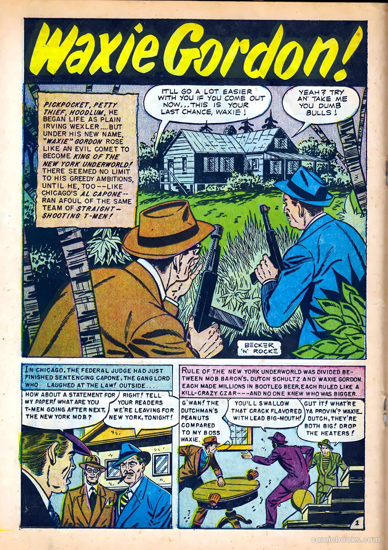 Famous Gangsters #2 (1951) — page 18 of 37