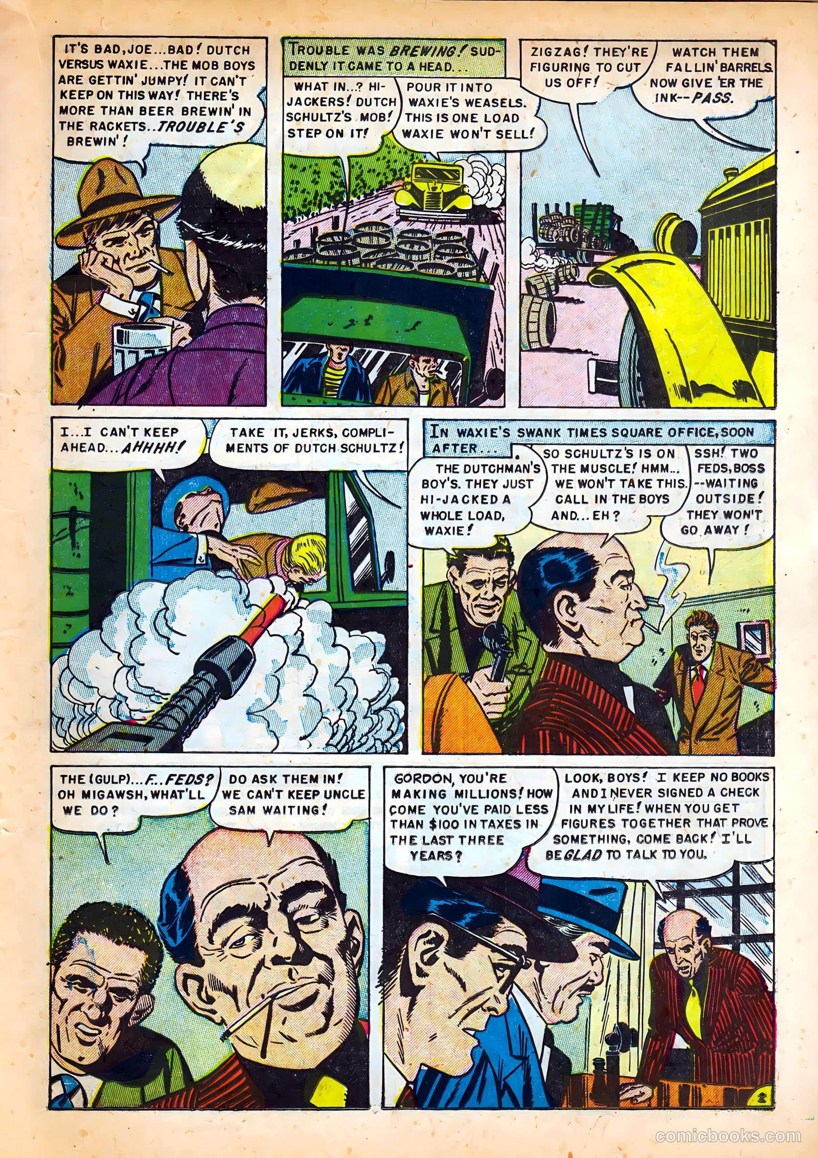 Famous Gangsters #2 (1951) — page 19 of 37