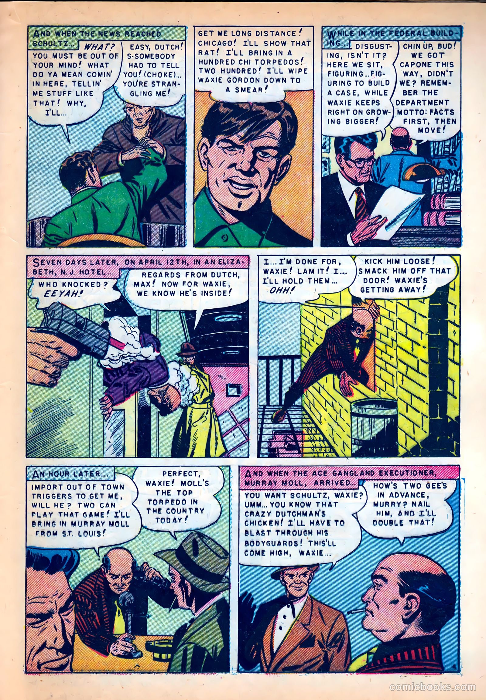 Famous Gangsters #2 (1951) — page 21 of 37