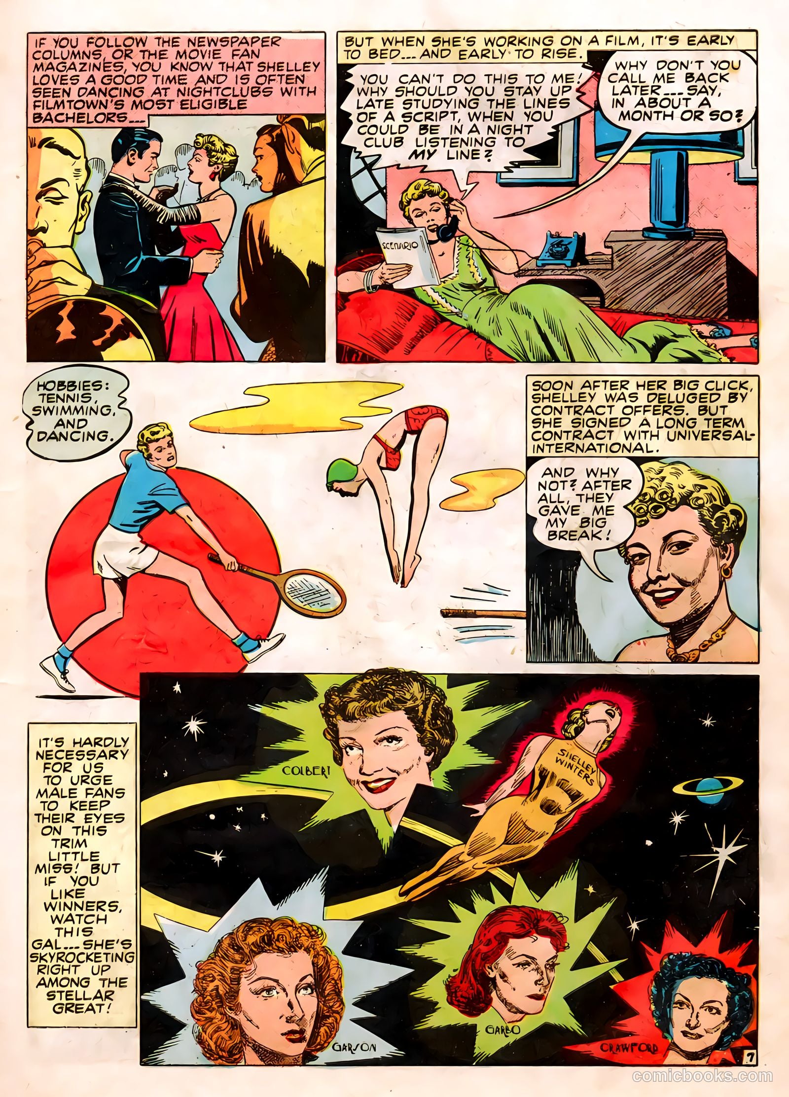 Famous Stars #1 (1950) — page 9