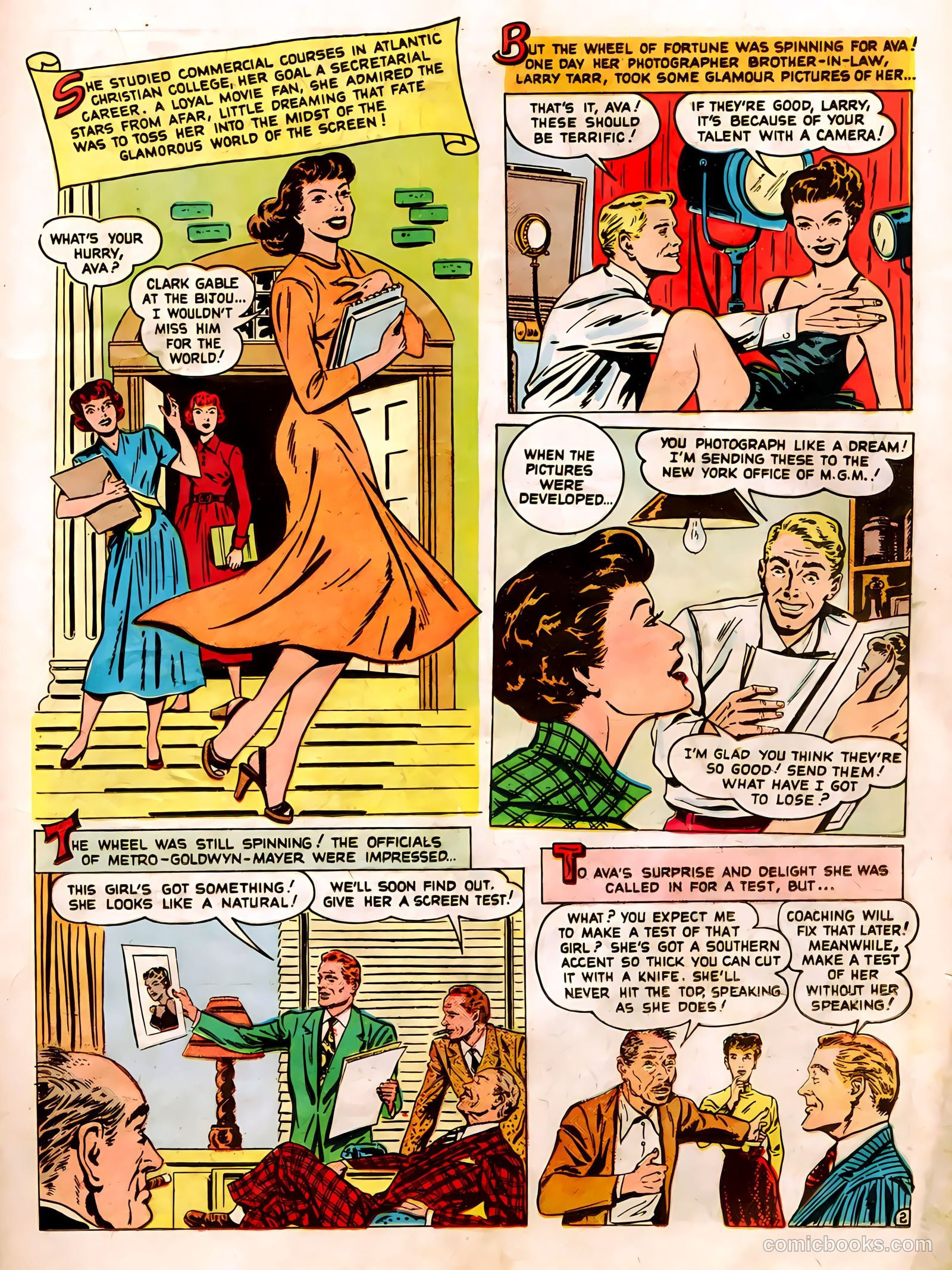 Famous Stars #1 (1950) — page 21