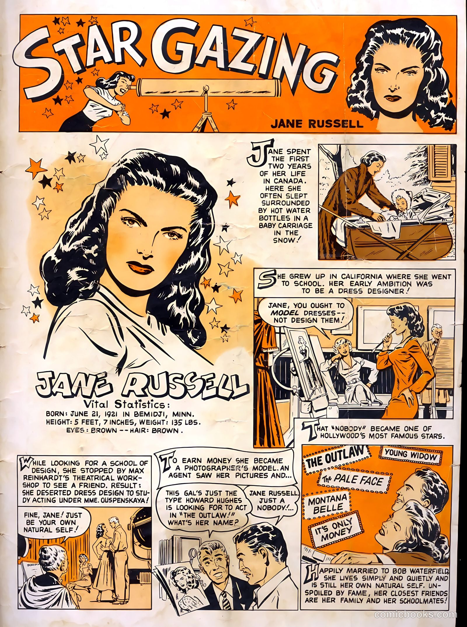 Famous Stars #1 (1950) — page 35