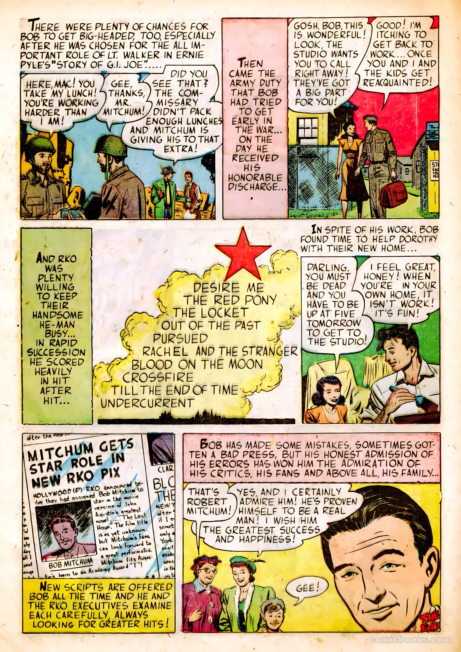 Famous Stars #4 (1951) — page 16