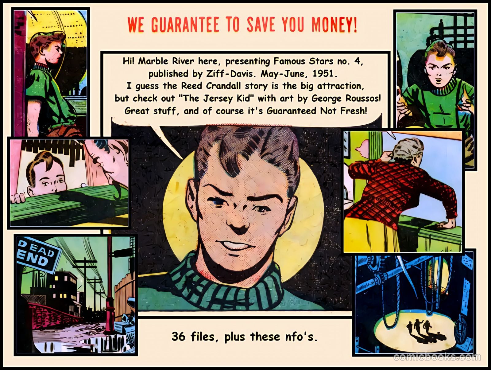 Famous Stars #4 (1951) — page 37