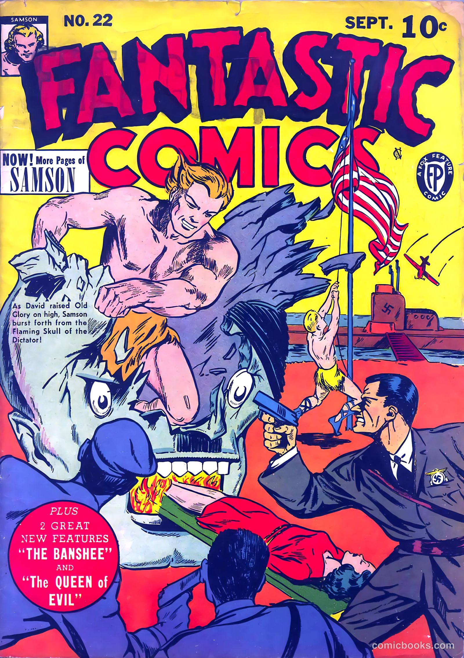 Fantastic Comics #22 cover