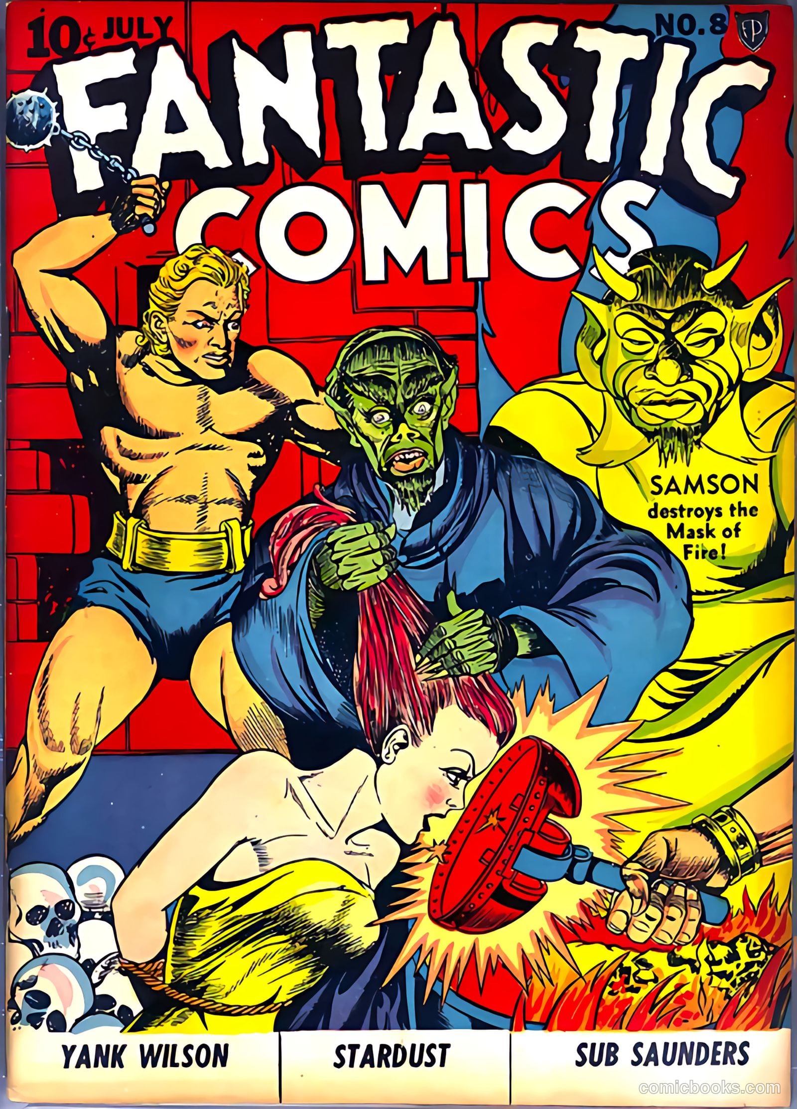 Fantastic Comics #8 (1940) — page 1 of 69