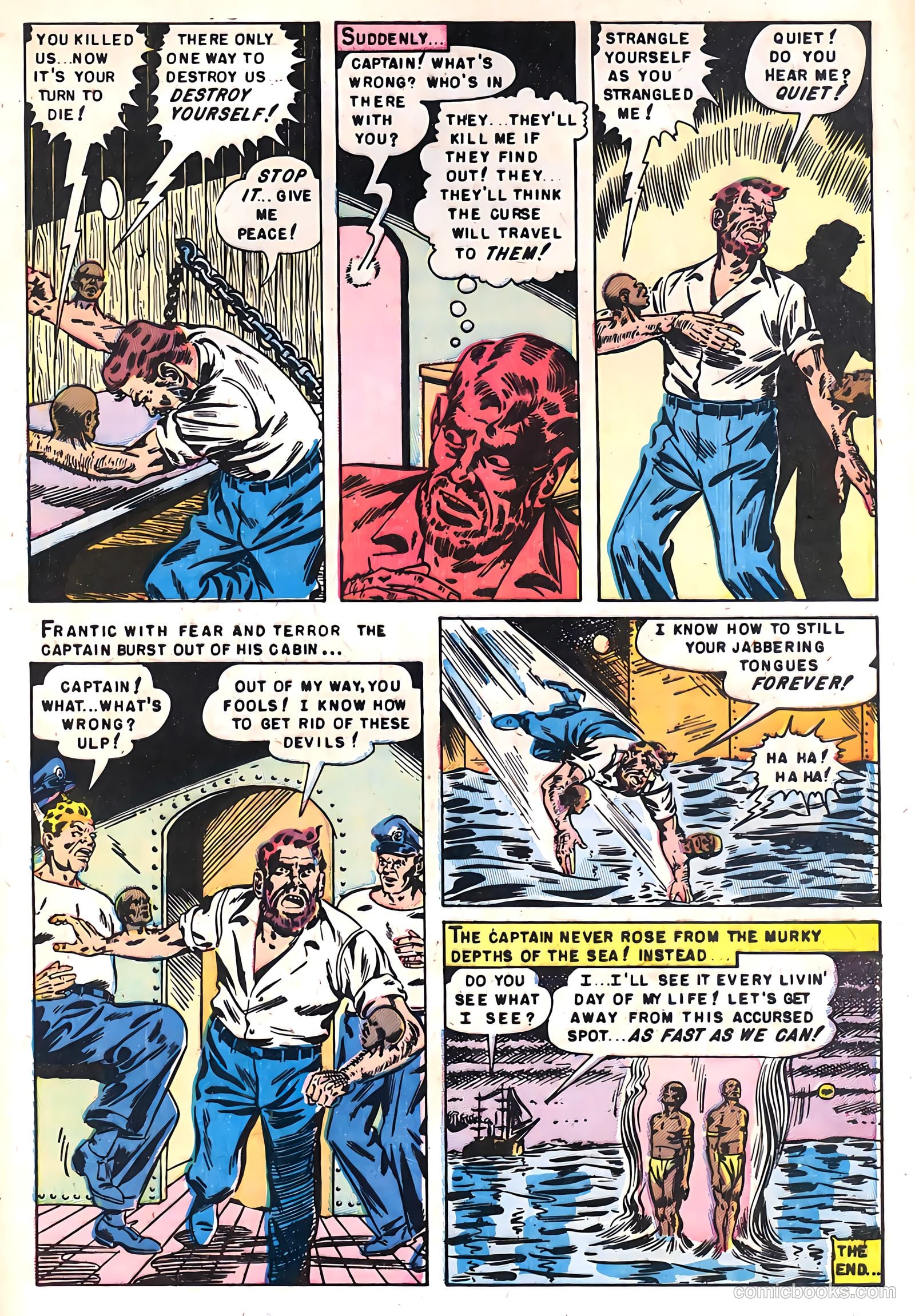 Fantastic Tales #1 (1958) — page 33 of 36