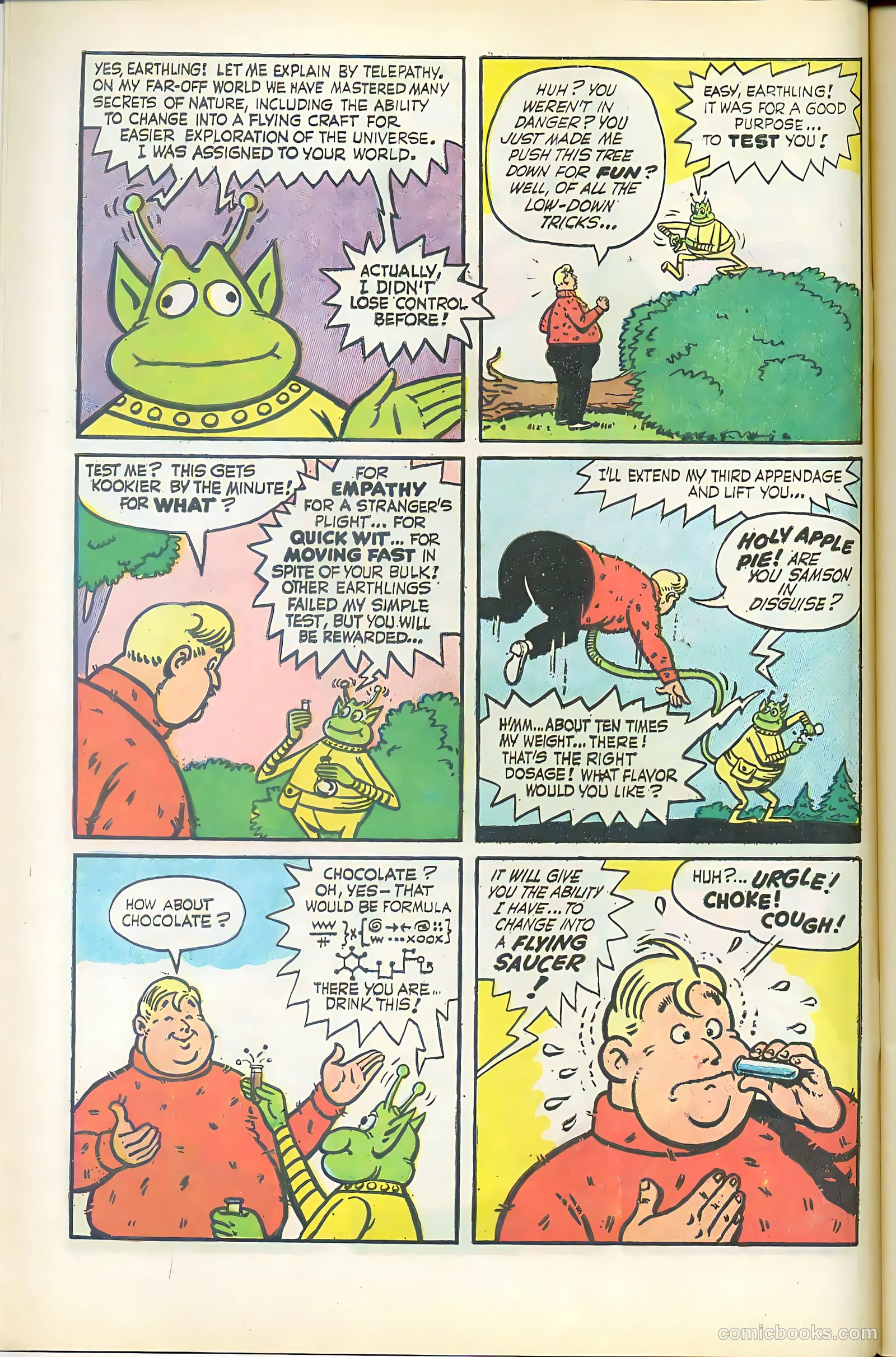 Fatman the Human Flying Saucer #1 (1967) — page 8
