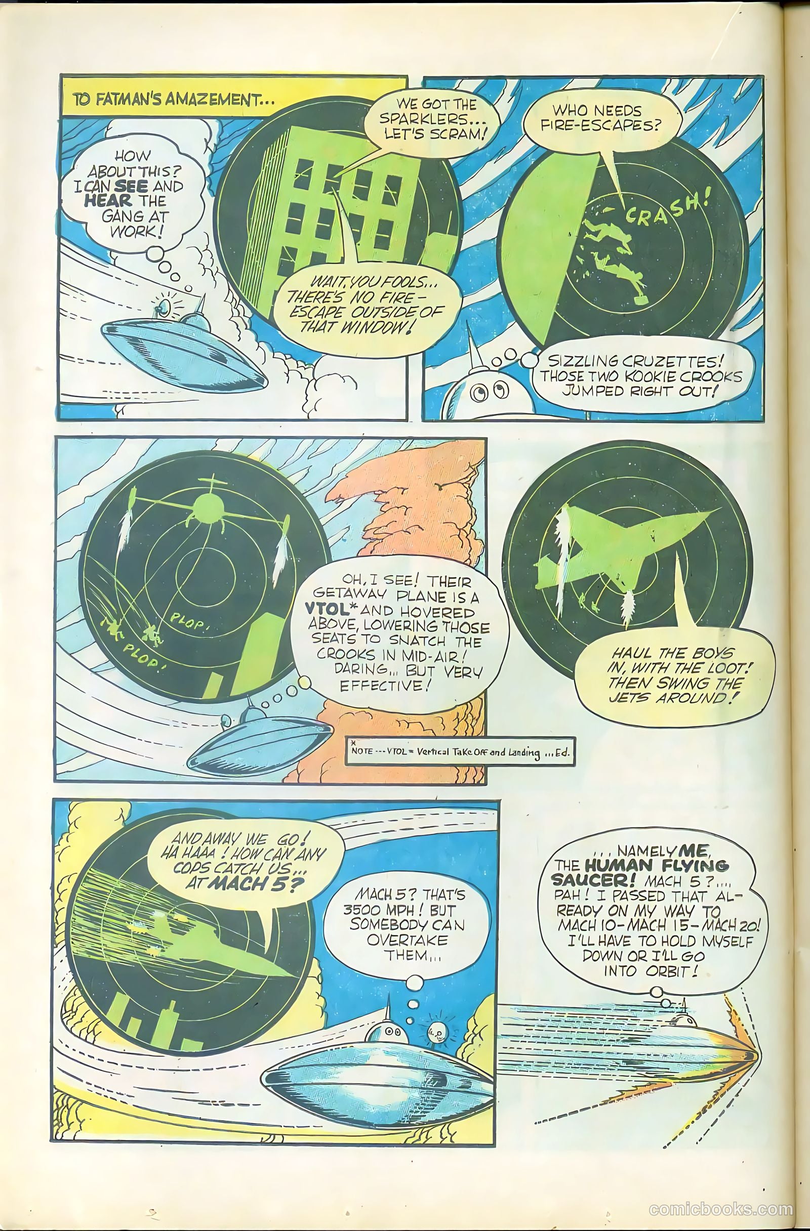 Fatman the Human Flying Saucer #1 (1967) — page 18