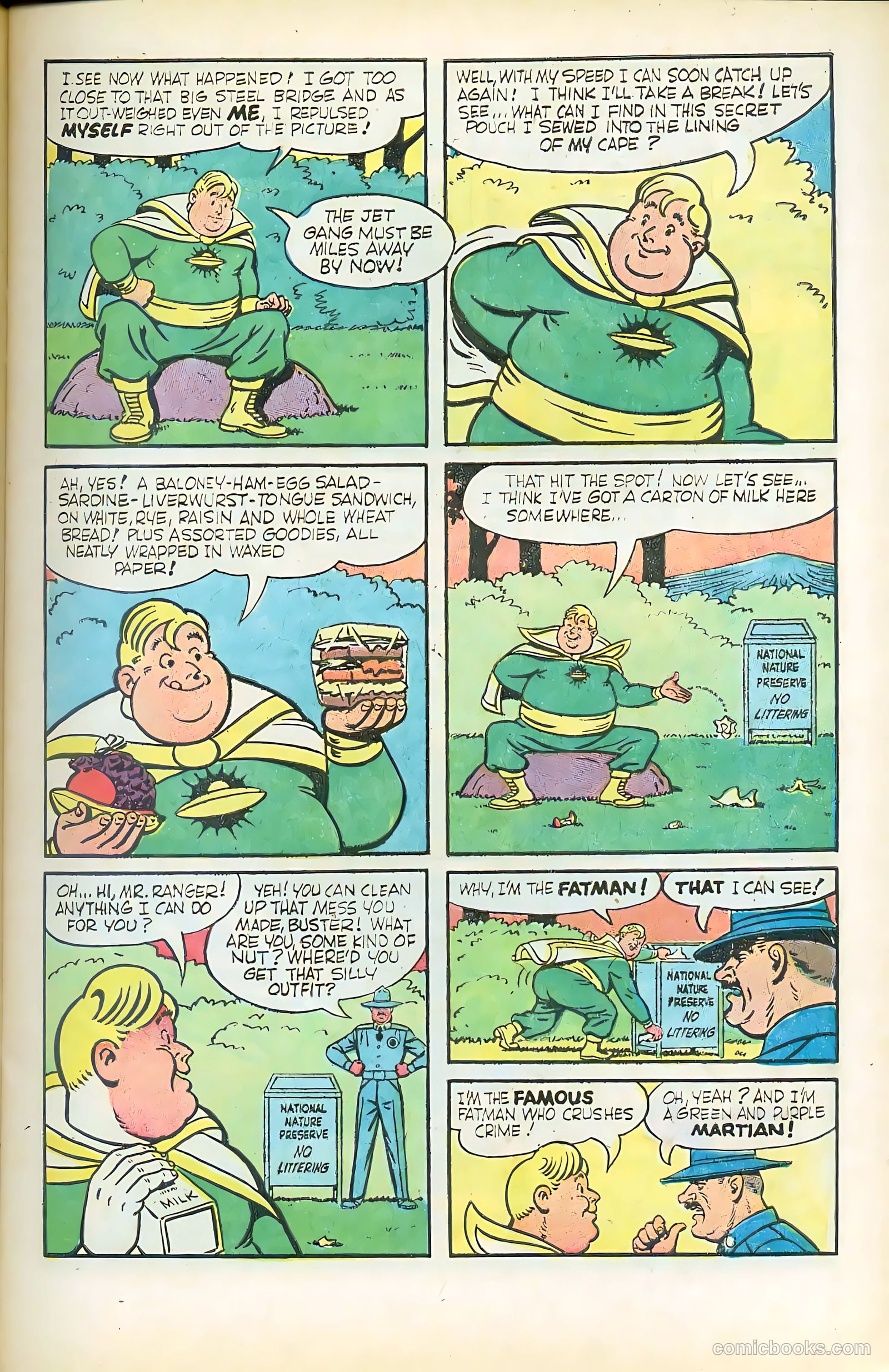 Fatman the Human Flying Saucer #1 (1967) — page 21