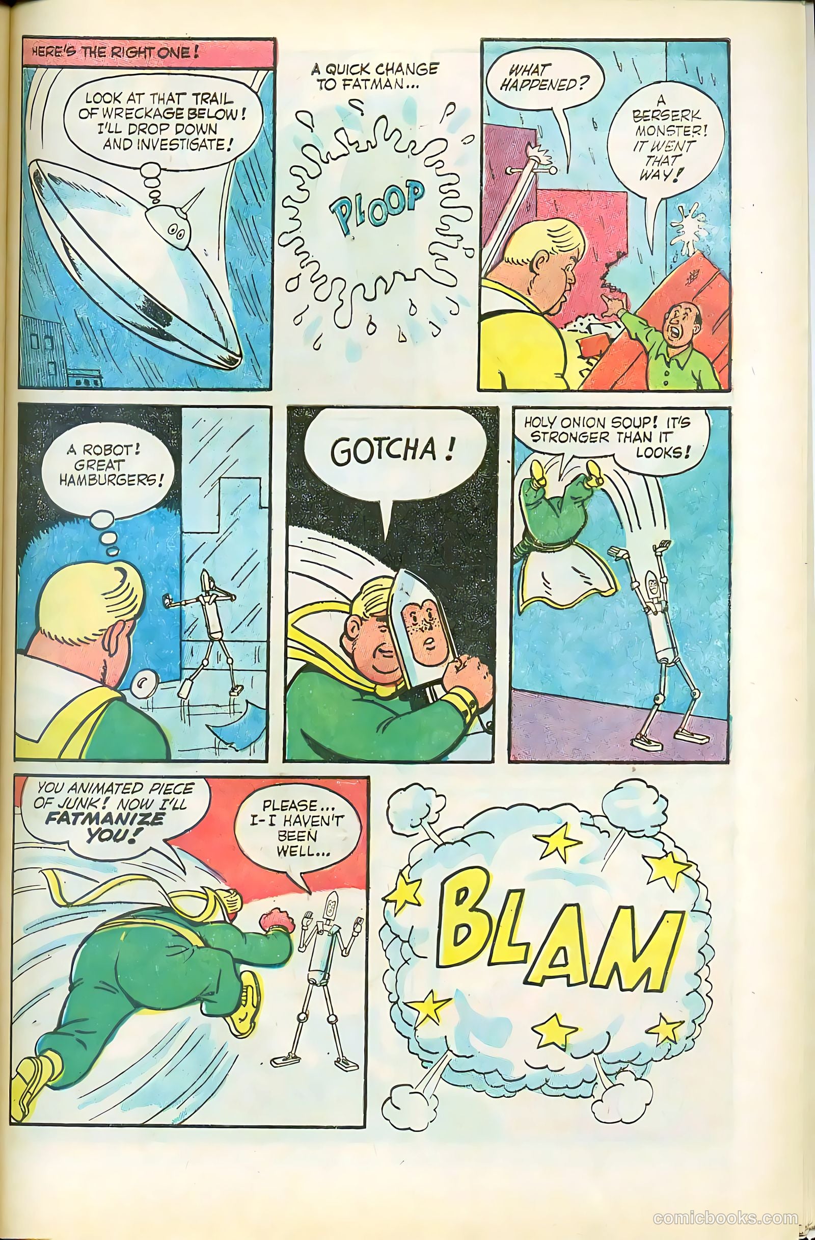 Fatman the Human Flying Saucer #1 (1967) — page 49