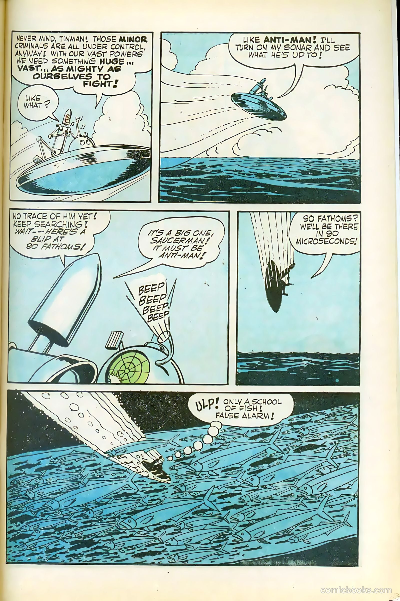 Fatman the Human Flying Saucer #1 (1967) — page 57
