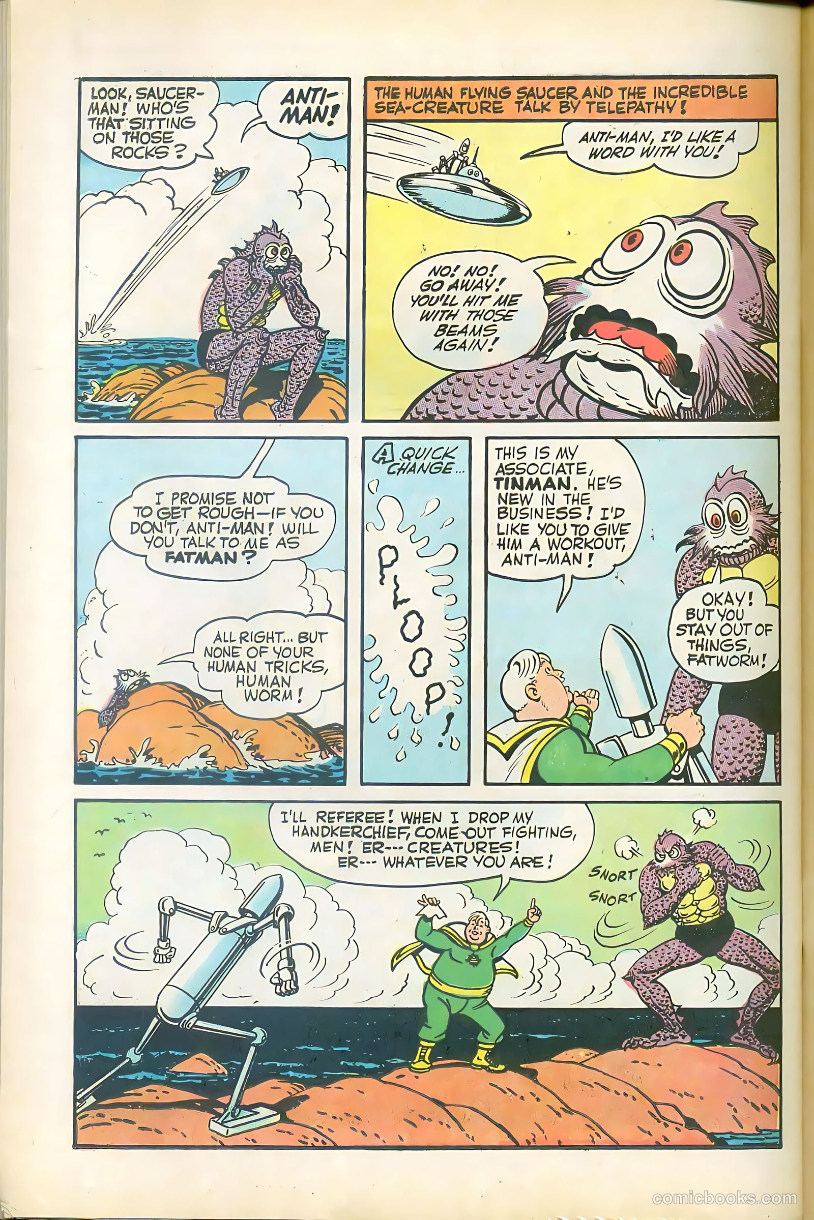 Fatman the Human Flying Saucer #1 (1967) — page 58