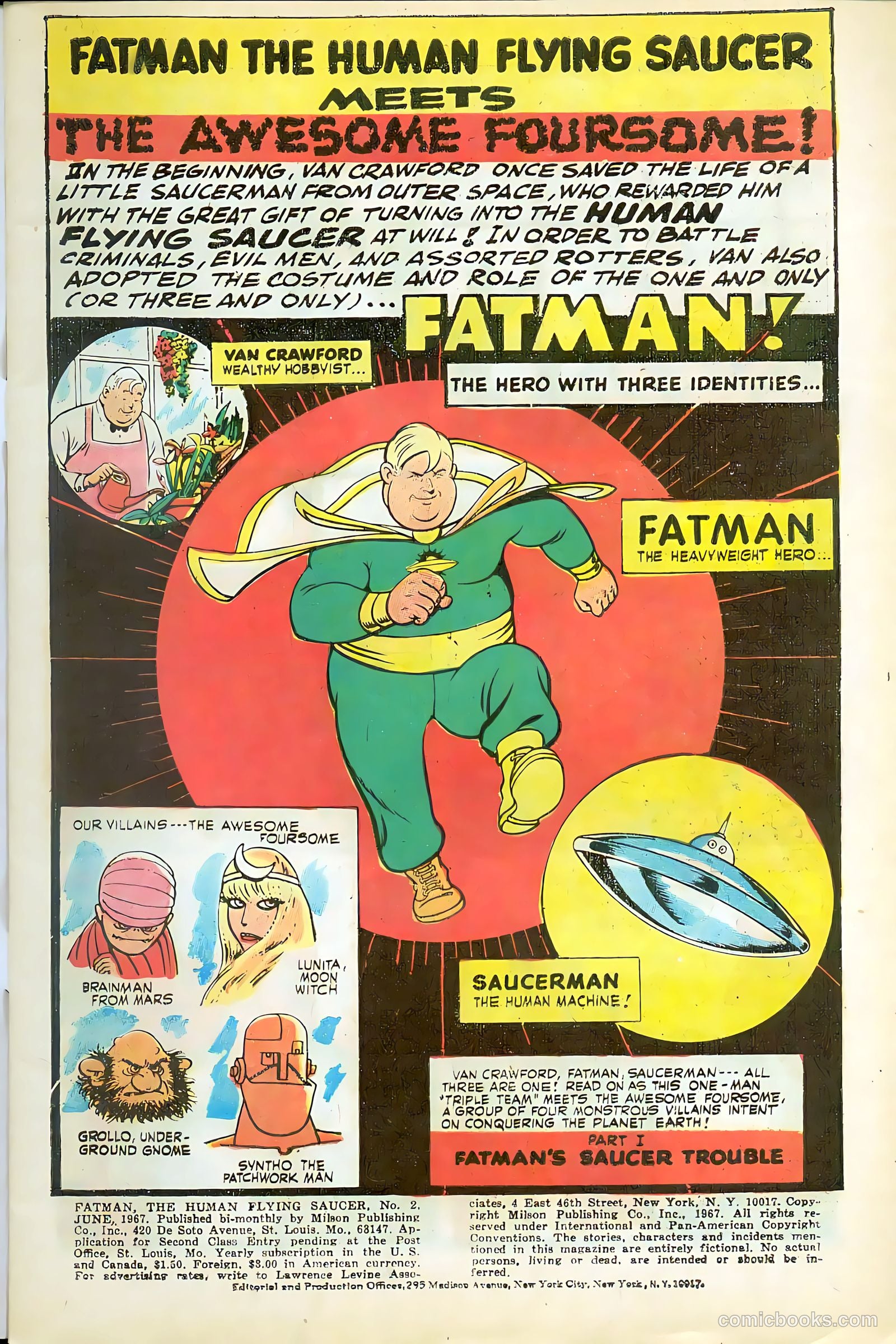 Fatman the Human Flying Saucer #2 (1967) — page 3