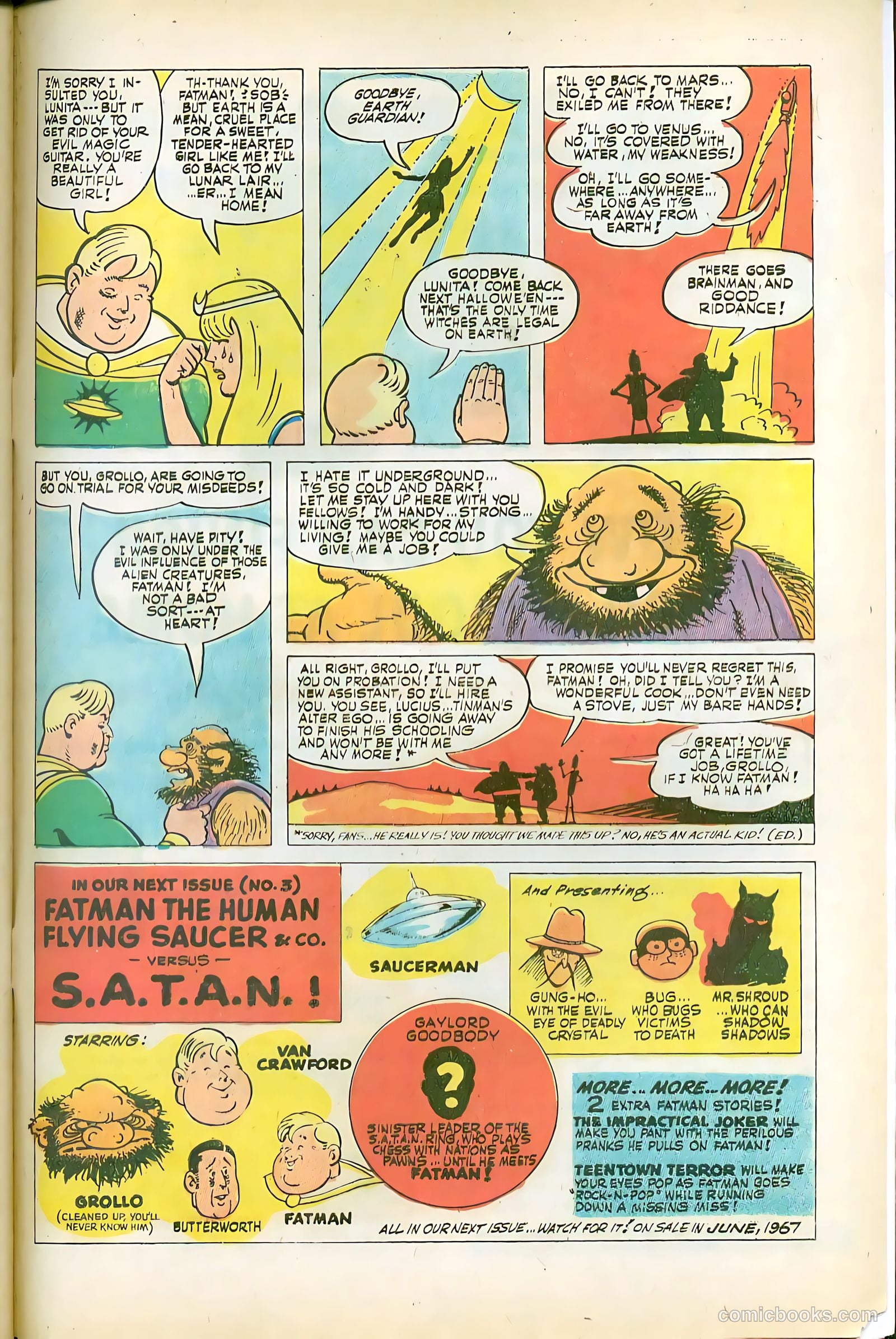 Fatman the Human Flying Saucer #2 (1967) — page 65