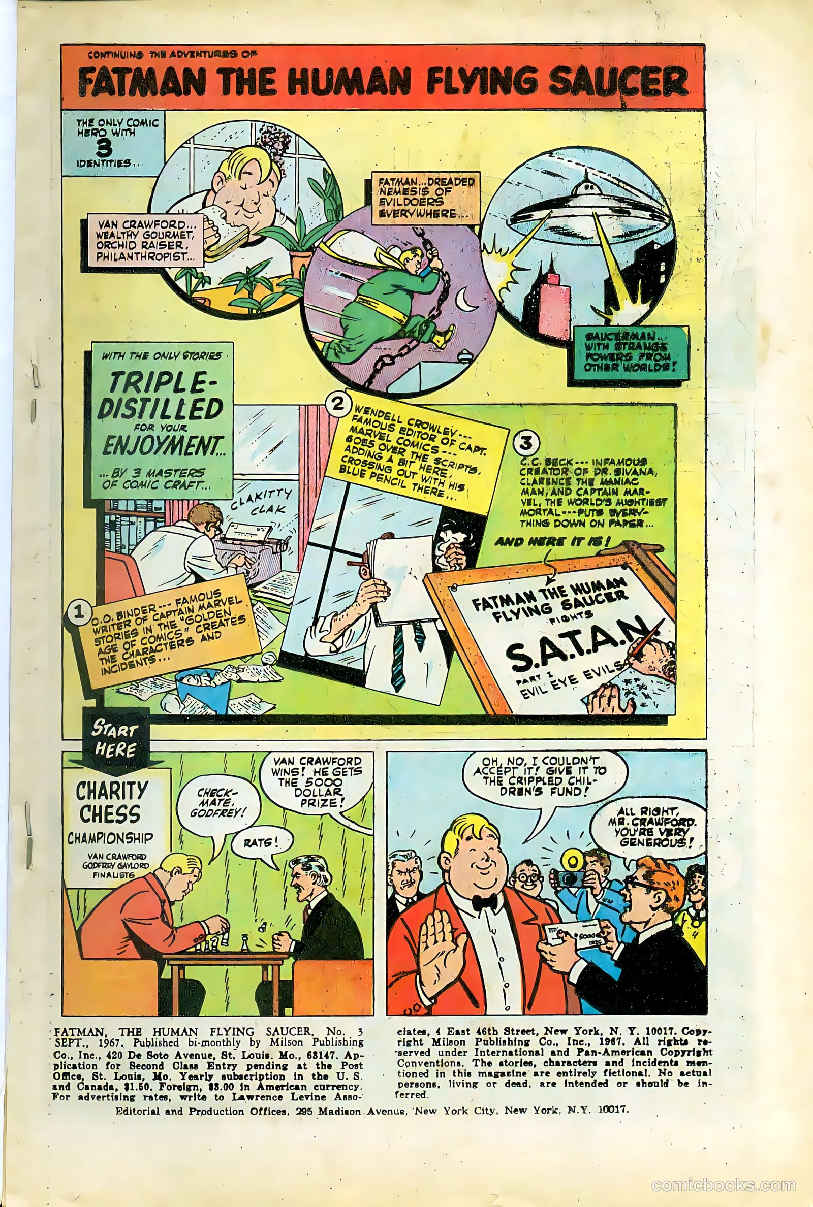 Fatman the Human Flying Saucer #3 (1967) — page 3