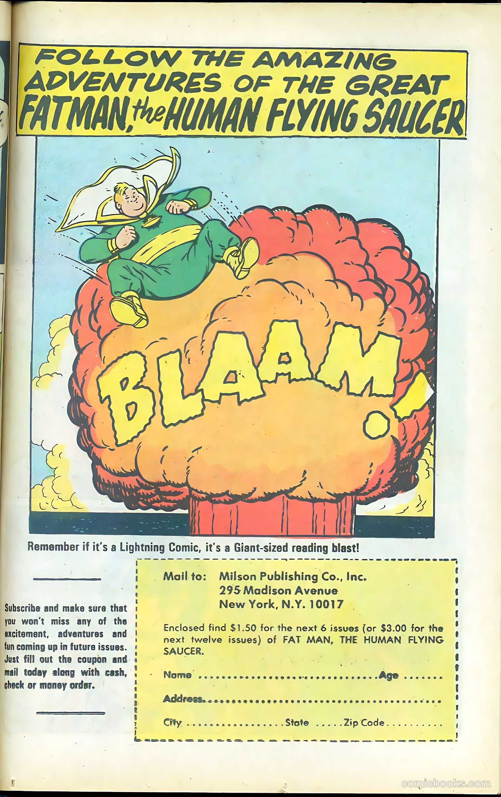 Fatman the Human Flying Saucer #3 (1967) — page 45