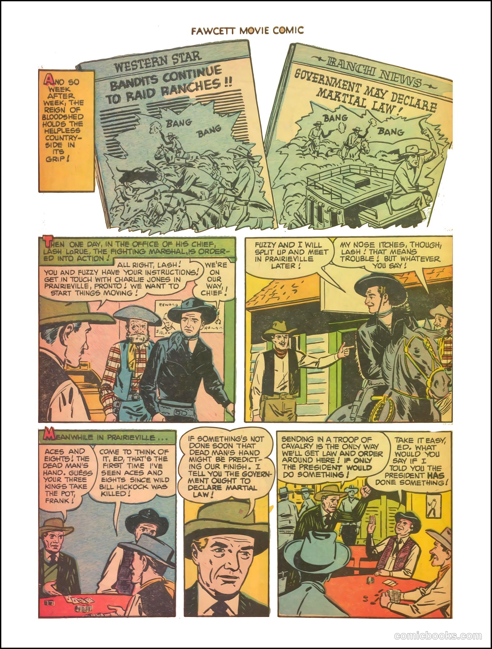 Fawcett Movie Comic #11 (1951) — page 6 of 35