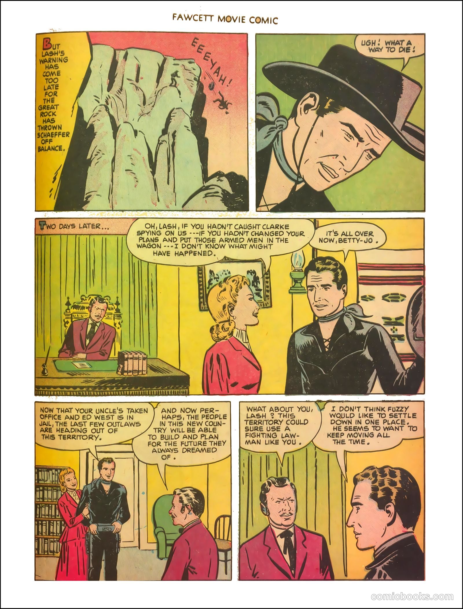 Fawcett Movie Comic #11 (1951) — page 32 of 35