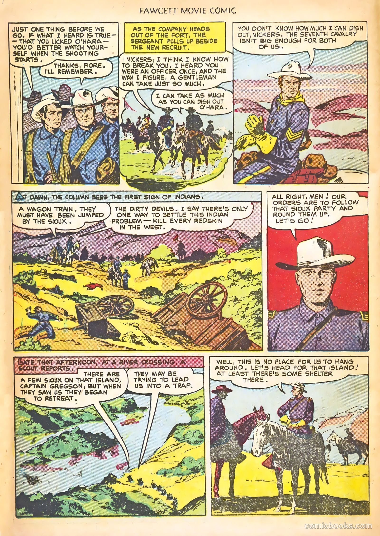 Fawcett Movie Comic #13 (1951) — page 12 of 36