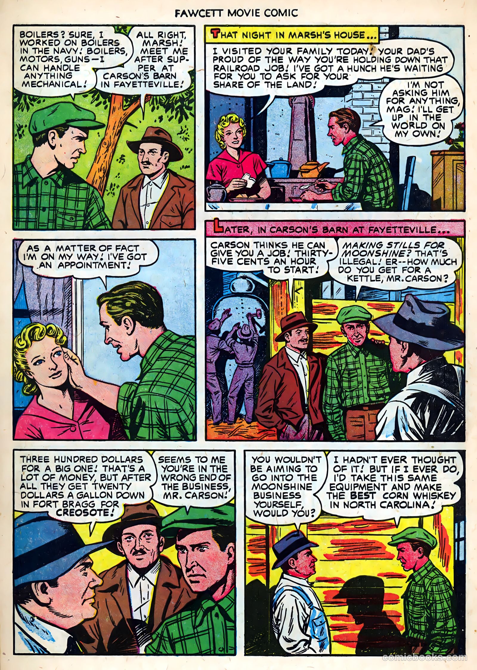 Fawcett Movie Comic #19 (1952) — page 10 of 36