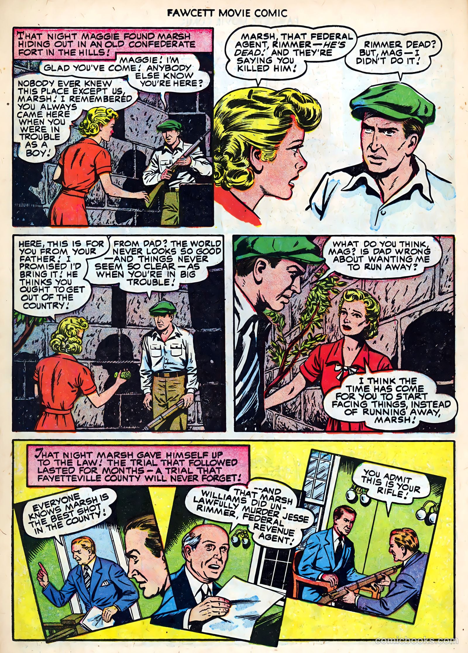 Fawcett Movie Comic #19 (1952) — page 14 of 36