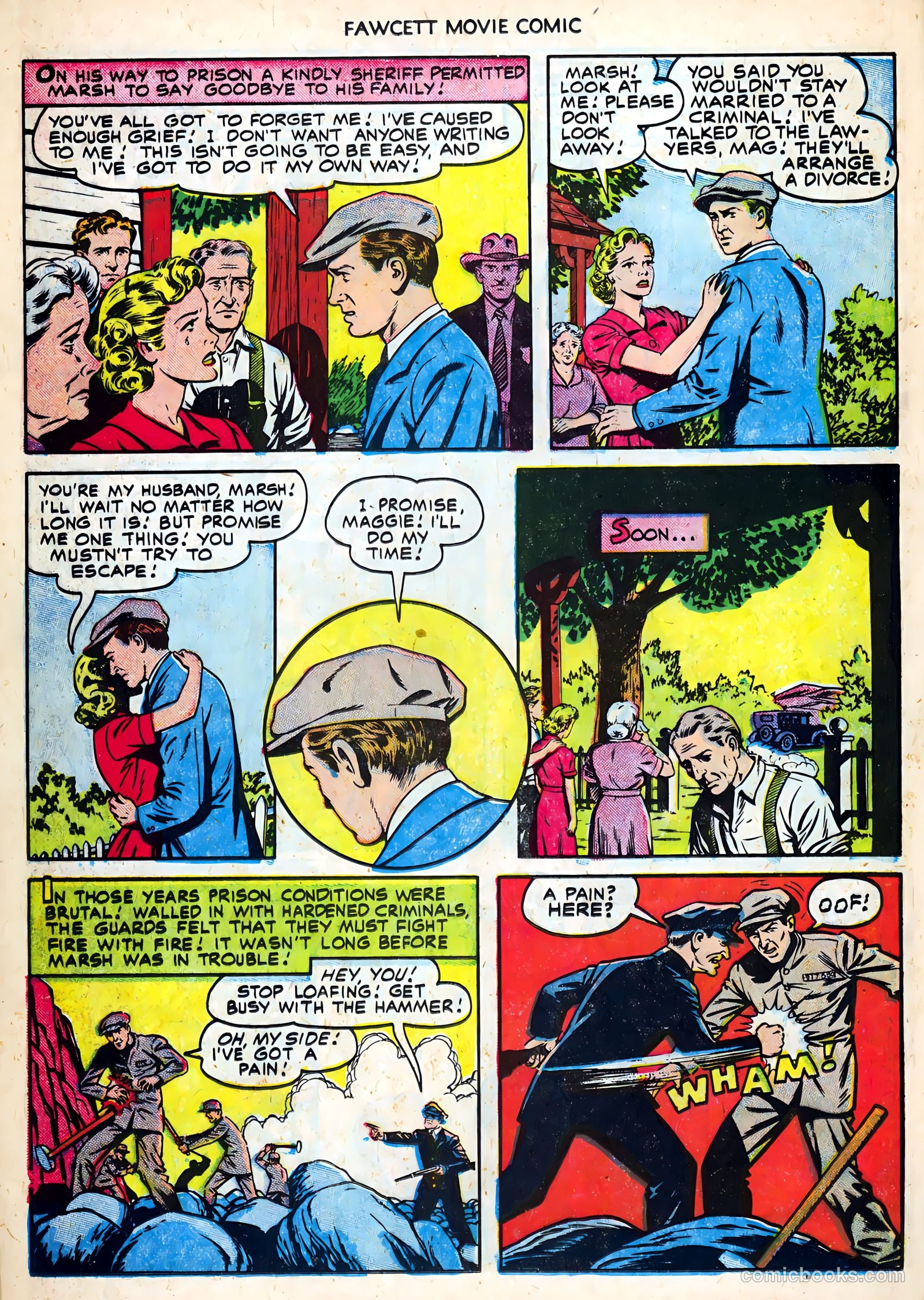 Fawcett Movie Comic #19 (1952) — page 16 of 36