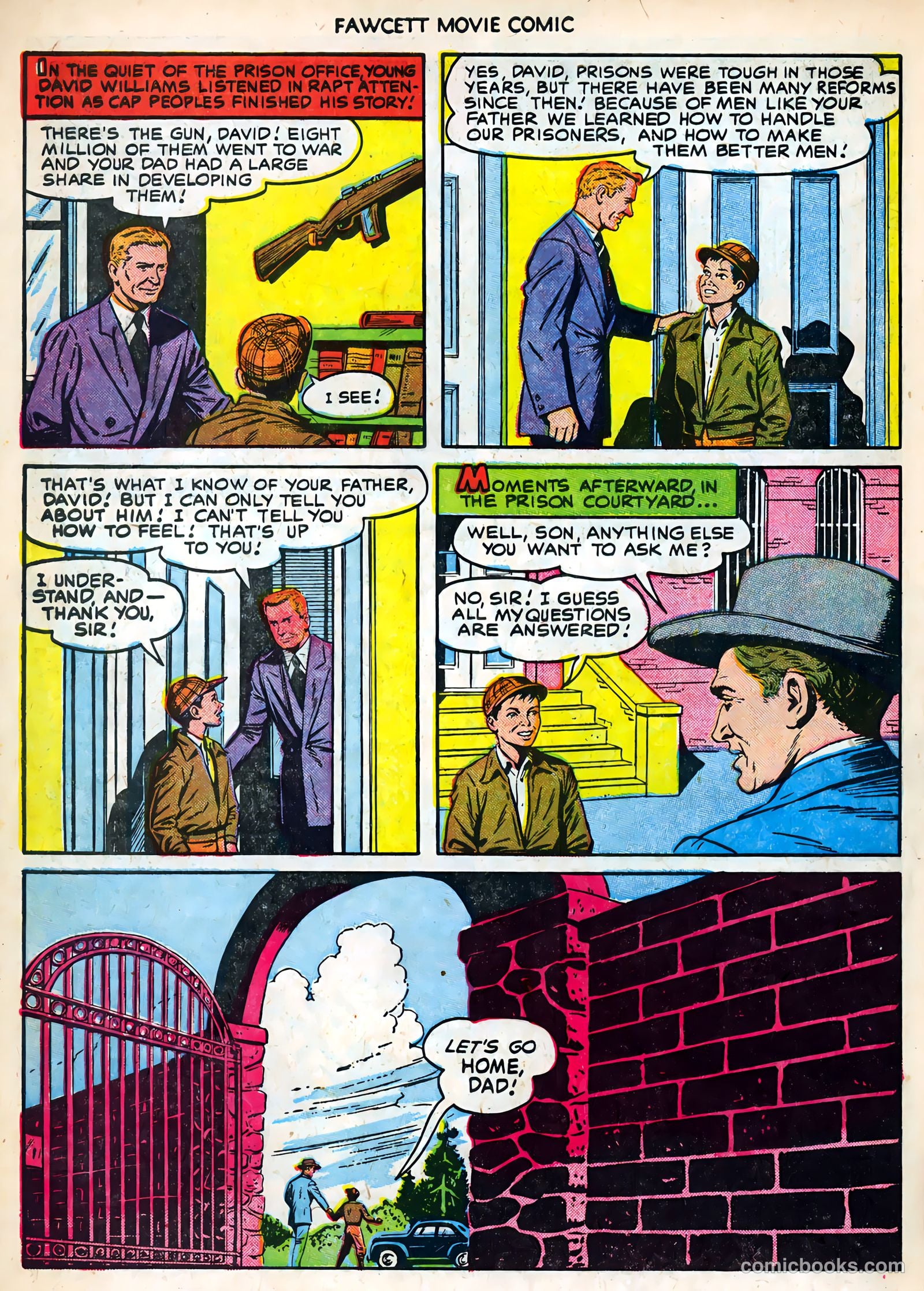 Fawcett Movie Comic #19 (1952) — page 34 of 36