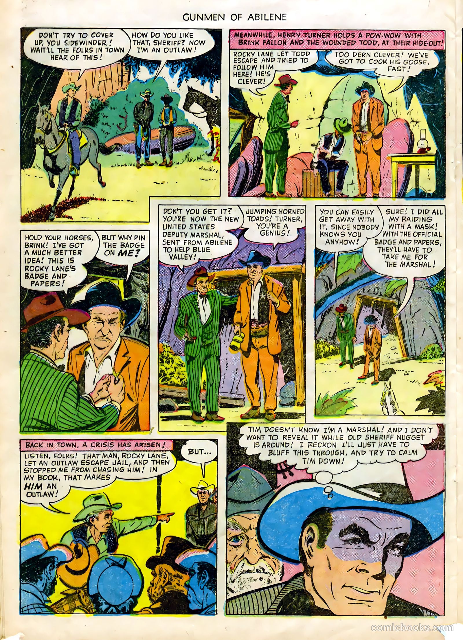 Fawcett Movie Comic #7 (1950) — page 20 of 36