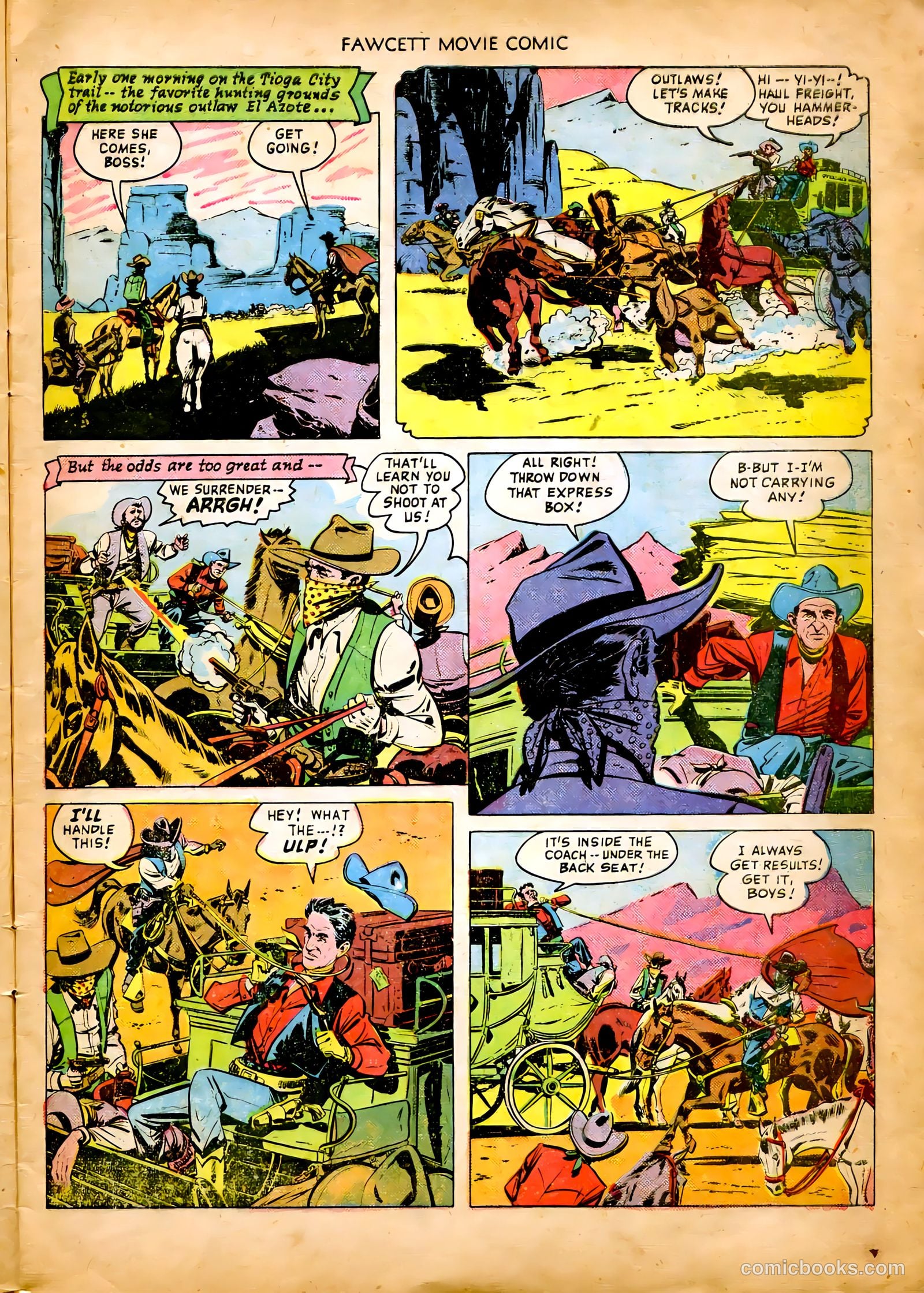 Fawcett Movie Comic #8 (1950) — page 5 of 36