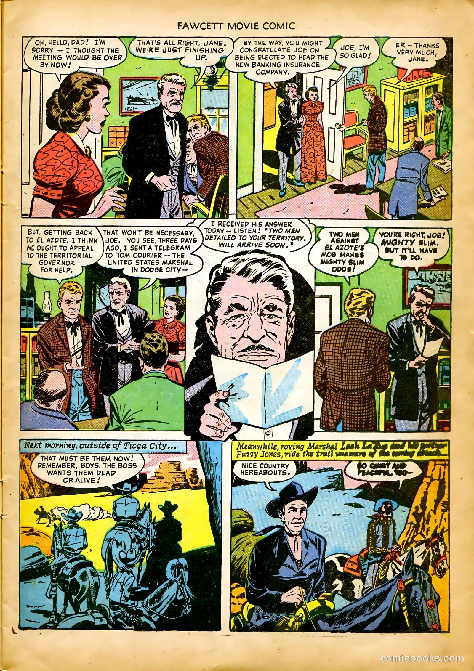 Fawcett Movie Comic #8 (1950) — page 7 of 36