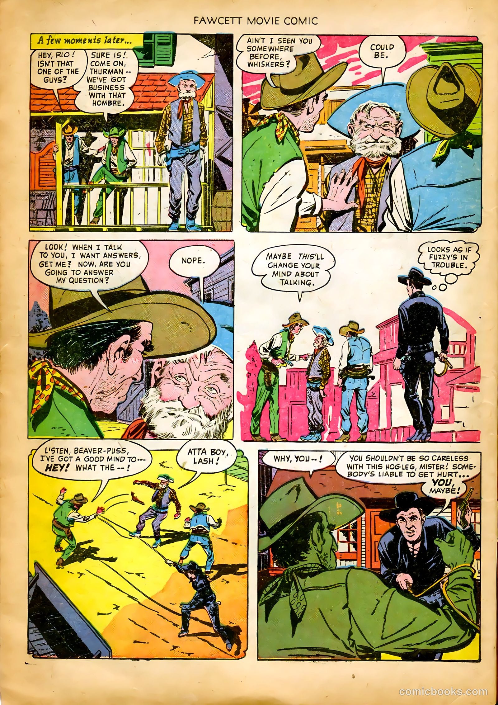 Fawcett Movie Comic #8 (1950) — page 10 of 36