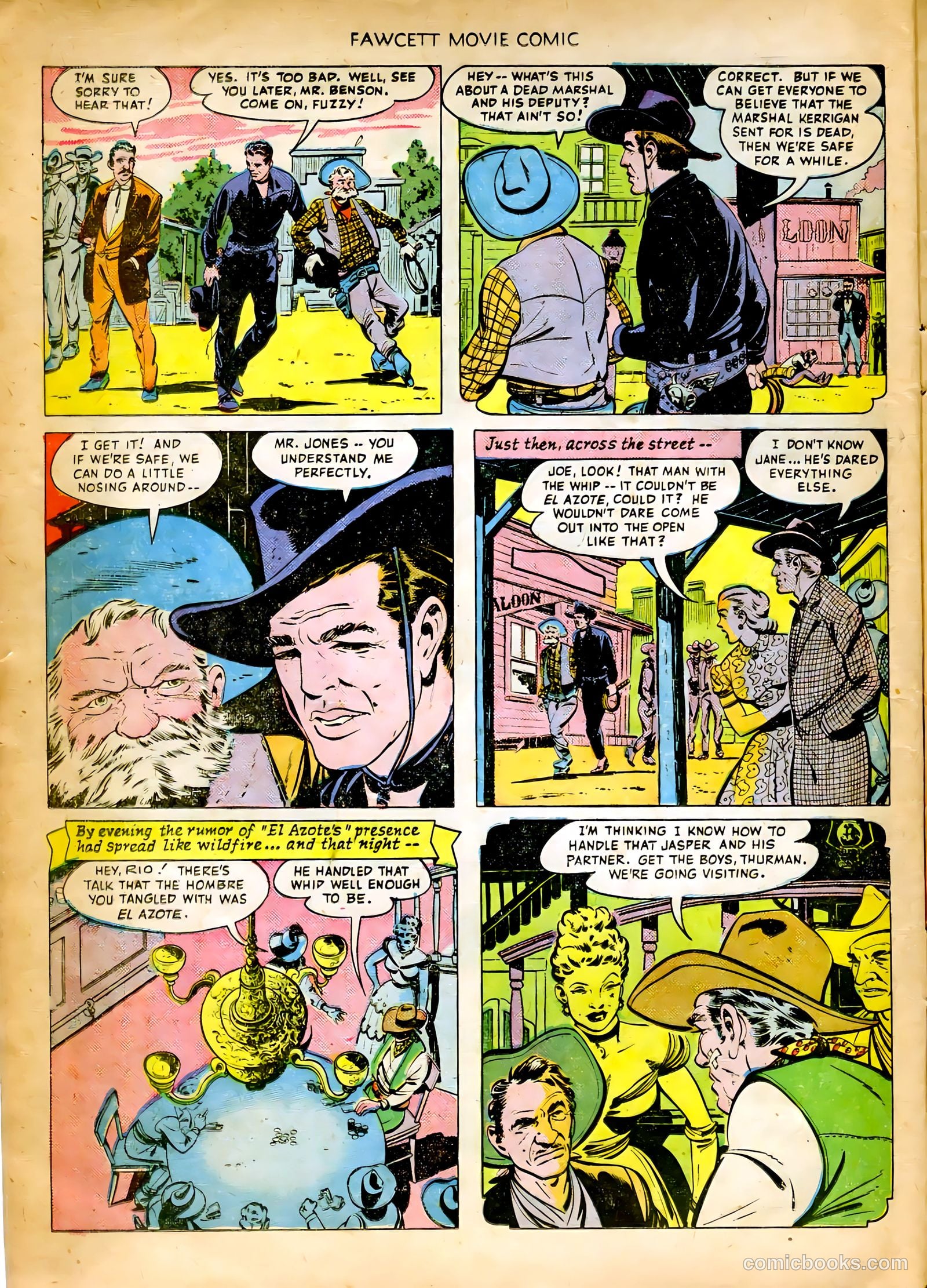 Fawcett Movie Comic #8 (1950) — page 12 of 36