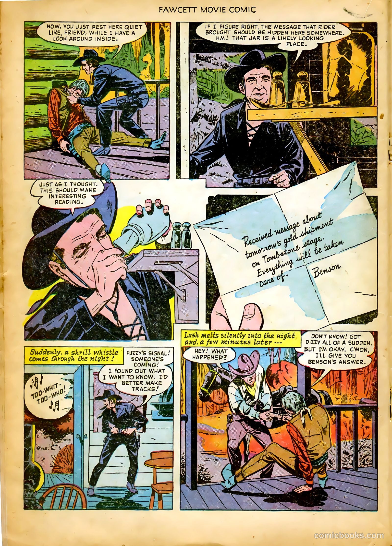Fawcett Movie Comic #8 (1950) — page 18 of 36