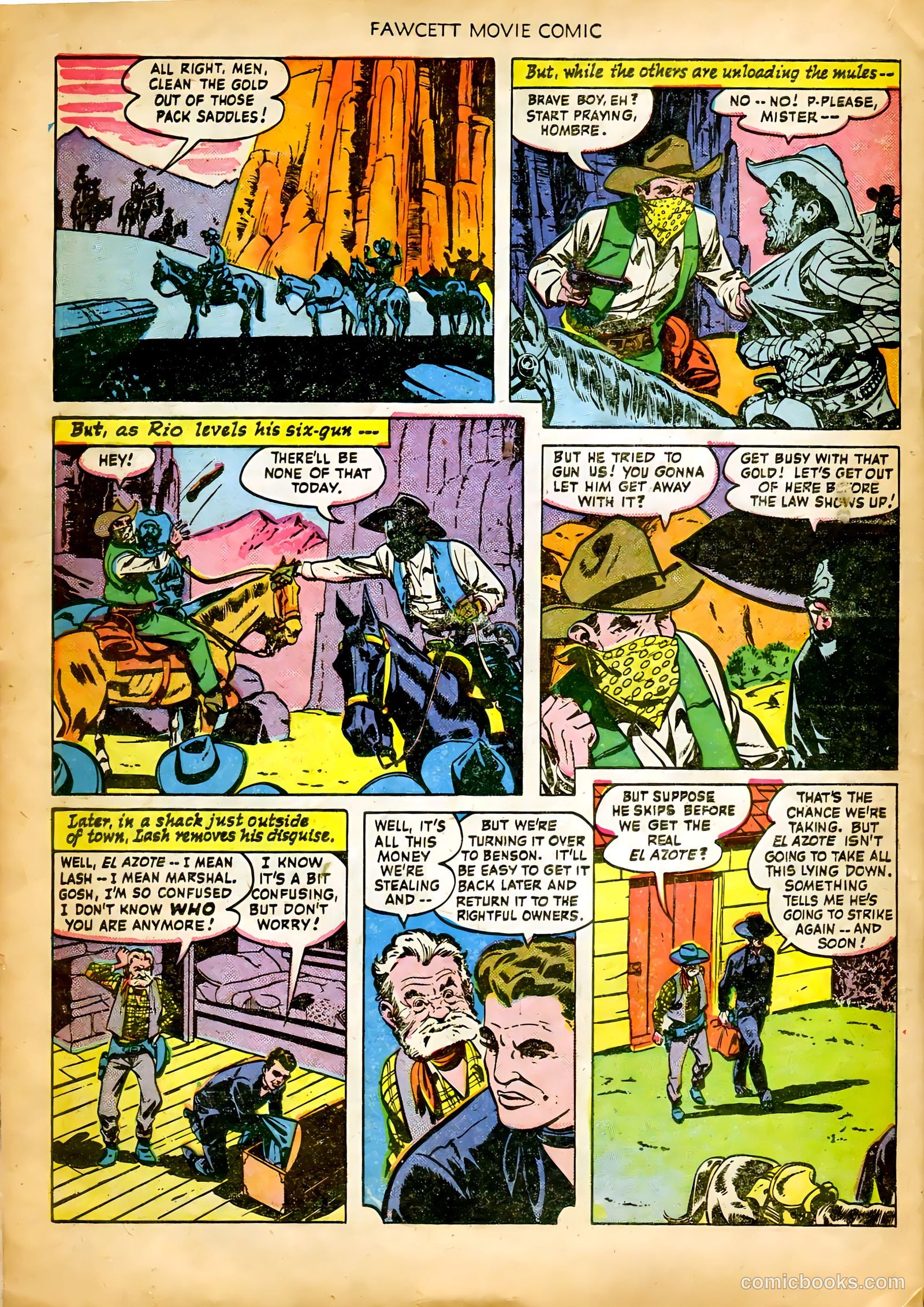 Fawcett Movie Comic #8 (1950) — page 22 of 36